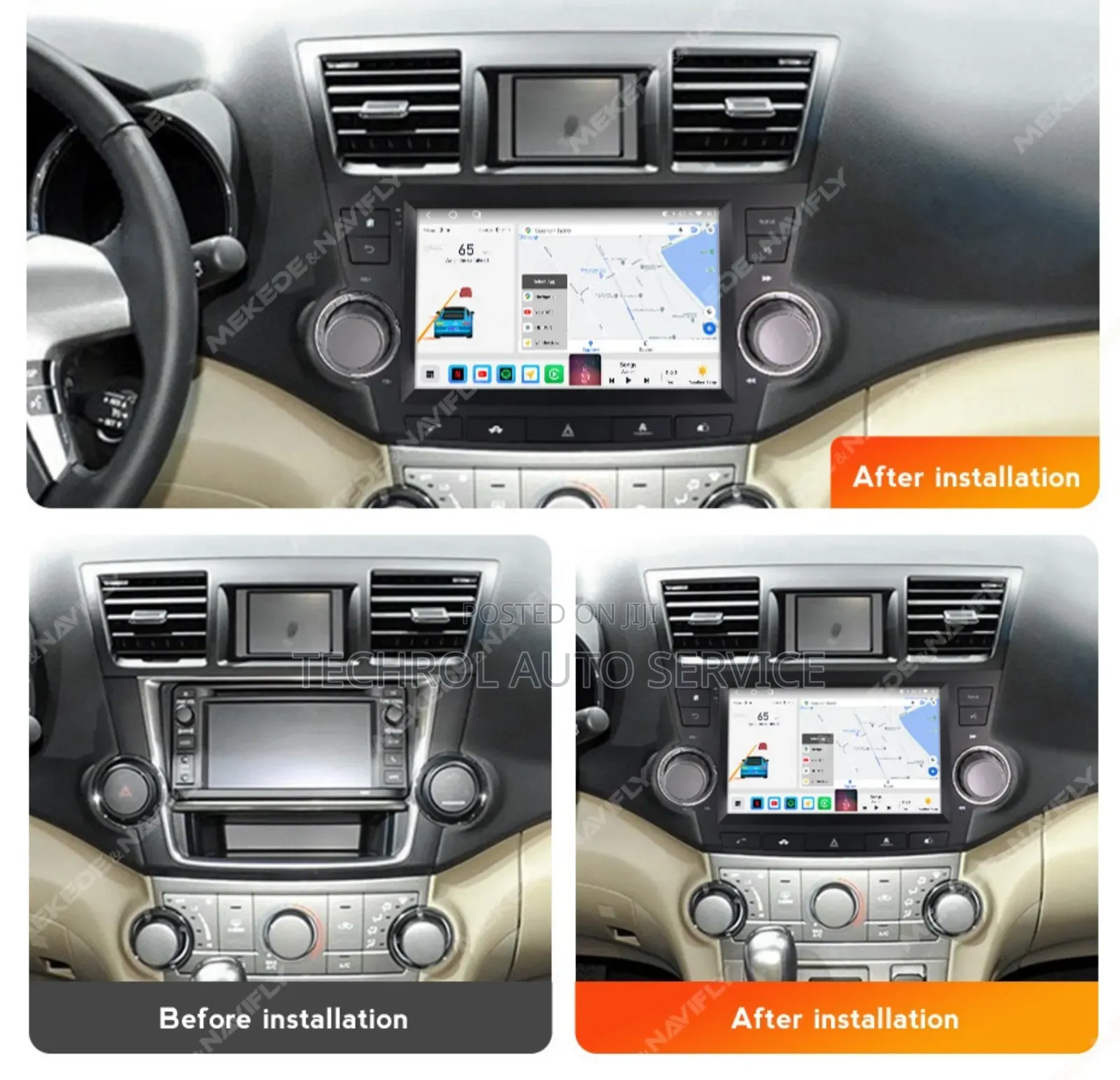 Toyota Highlander 2009-2014 Andriod Radio Systems
