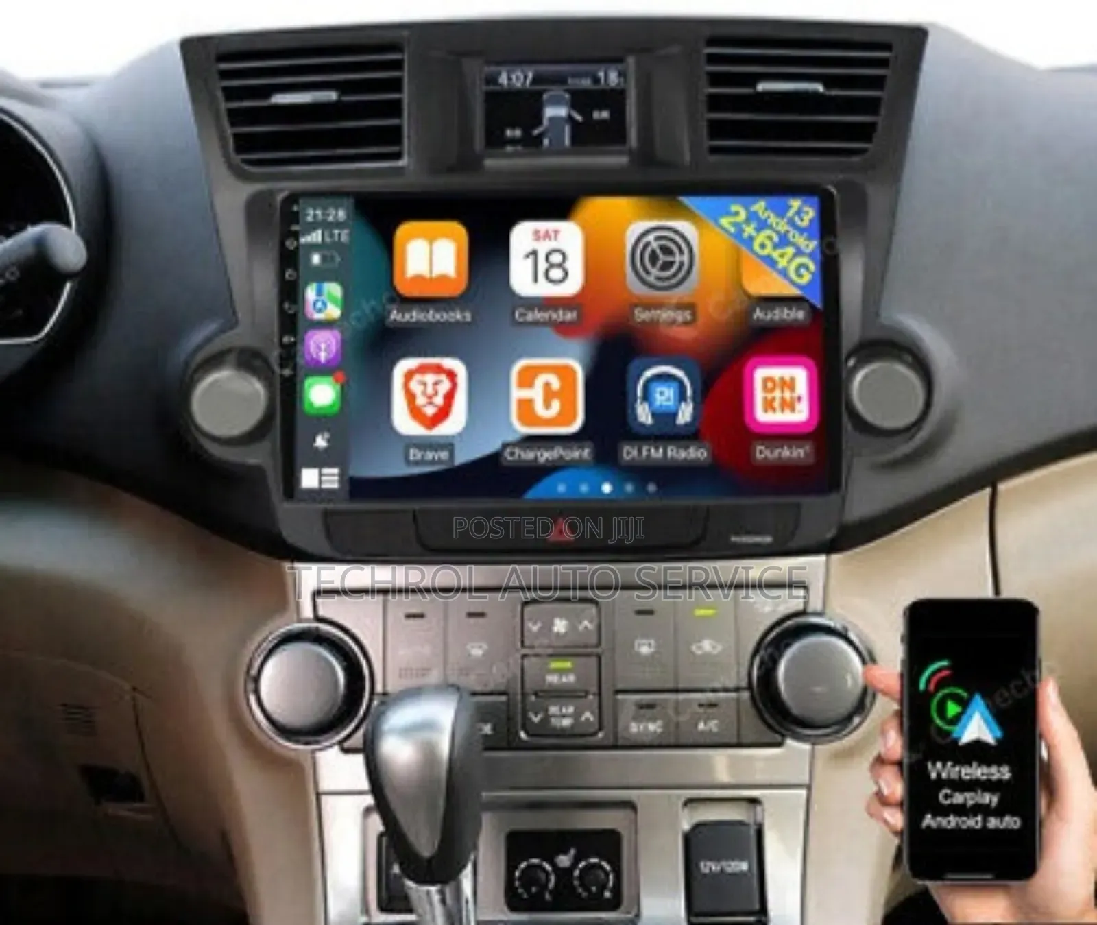 Toyota Highlander 2009-2014 Andriod Radio Systems