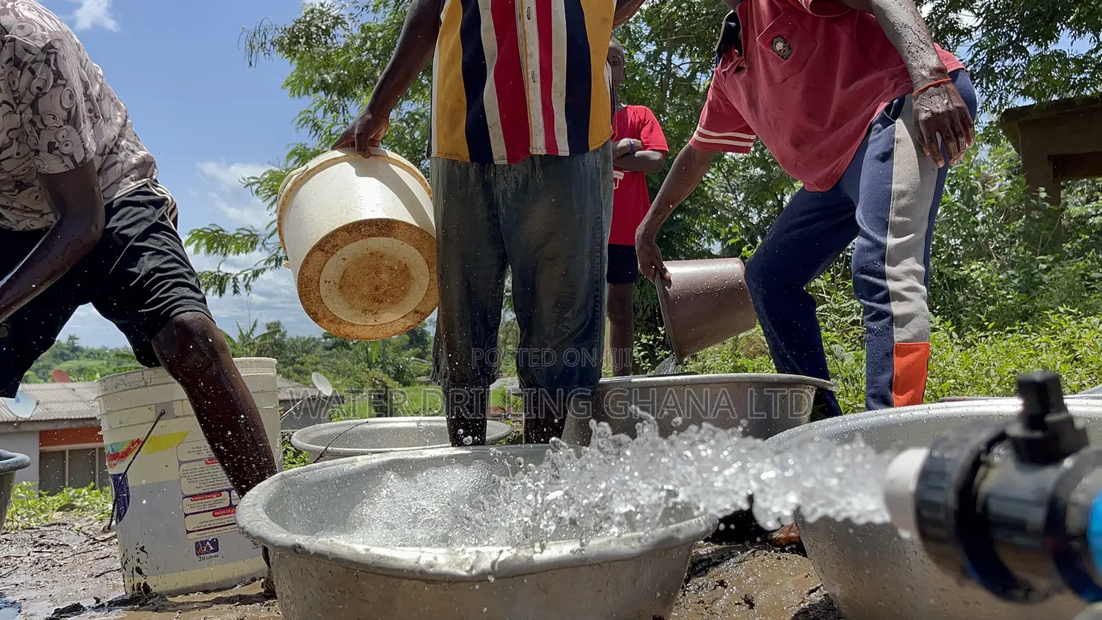 Borehole Drilling With Pre Salty Water Check Ghana