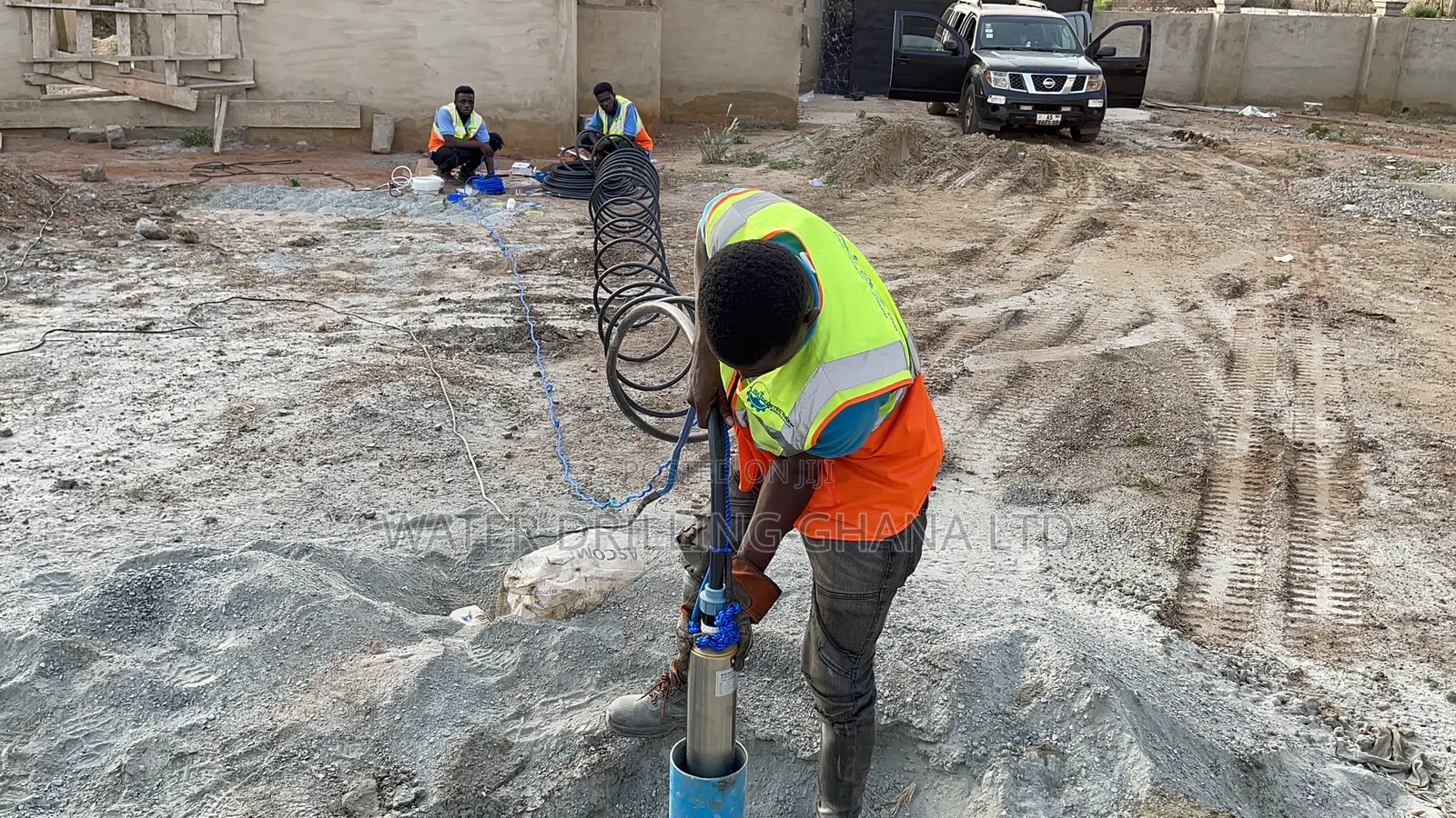 Borehole Drilling With Pre Salty Water Check Ghana