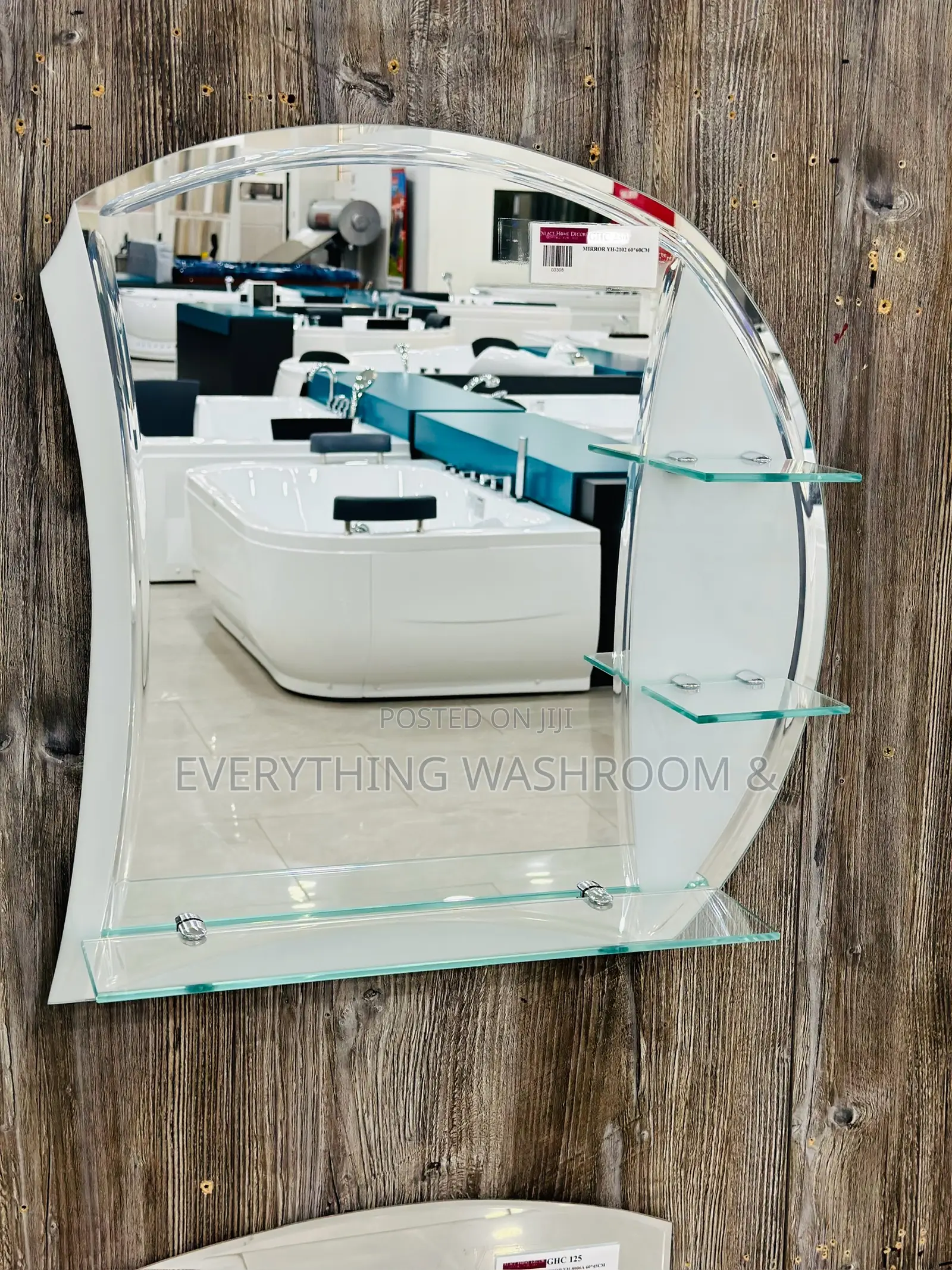 Mirror Shelves_ Bathroom Mirror 60x60cm