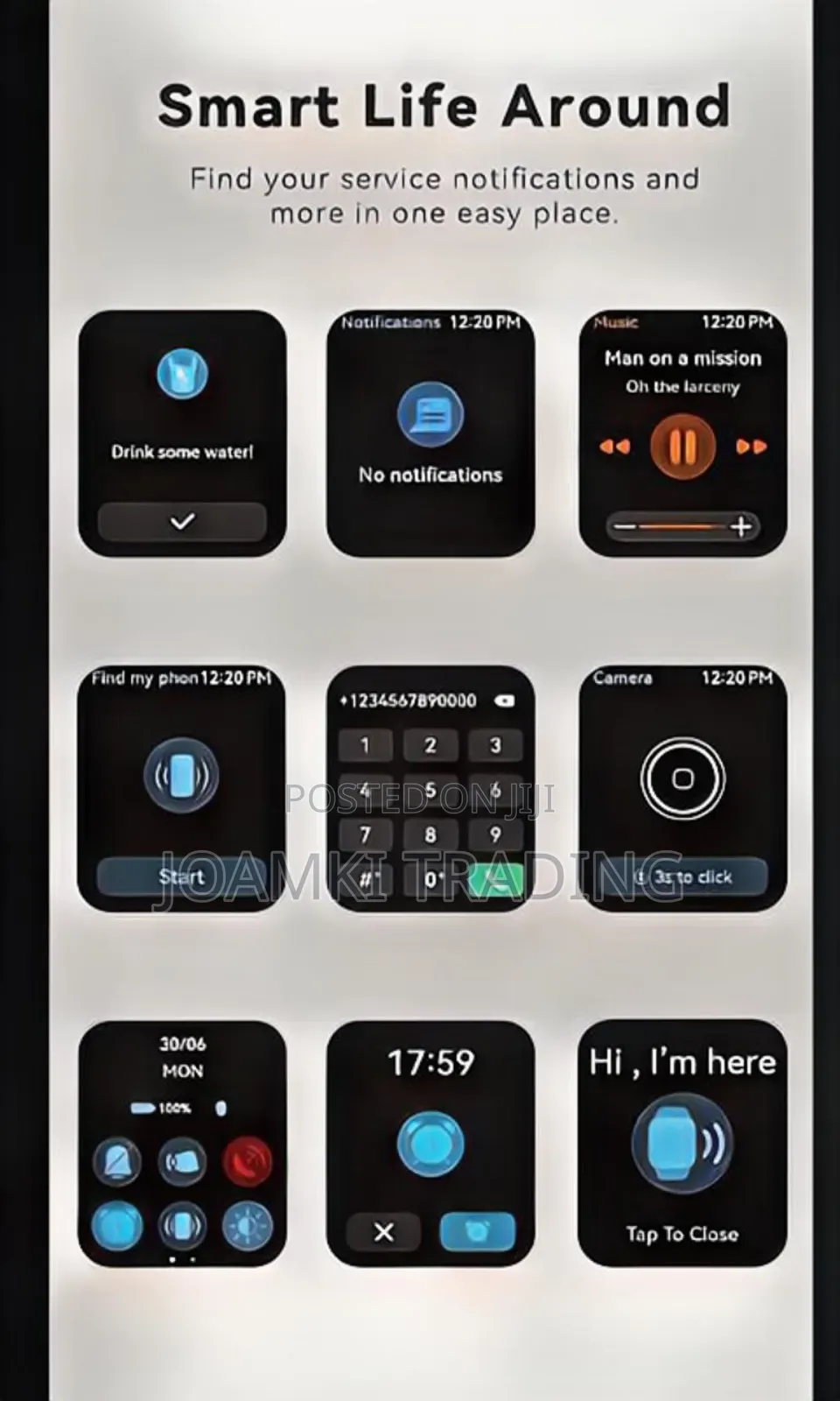 Rugged Smart Watch, Bt Call, Health Care, Ip68, Ios/Android