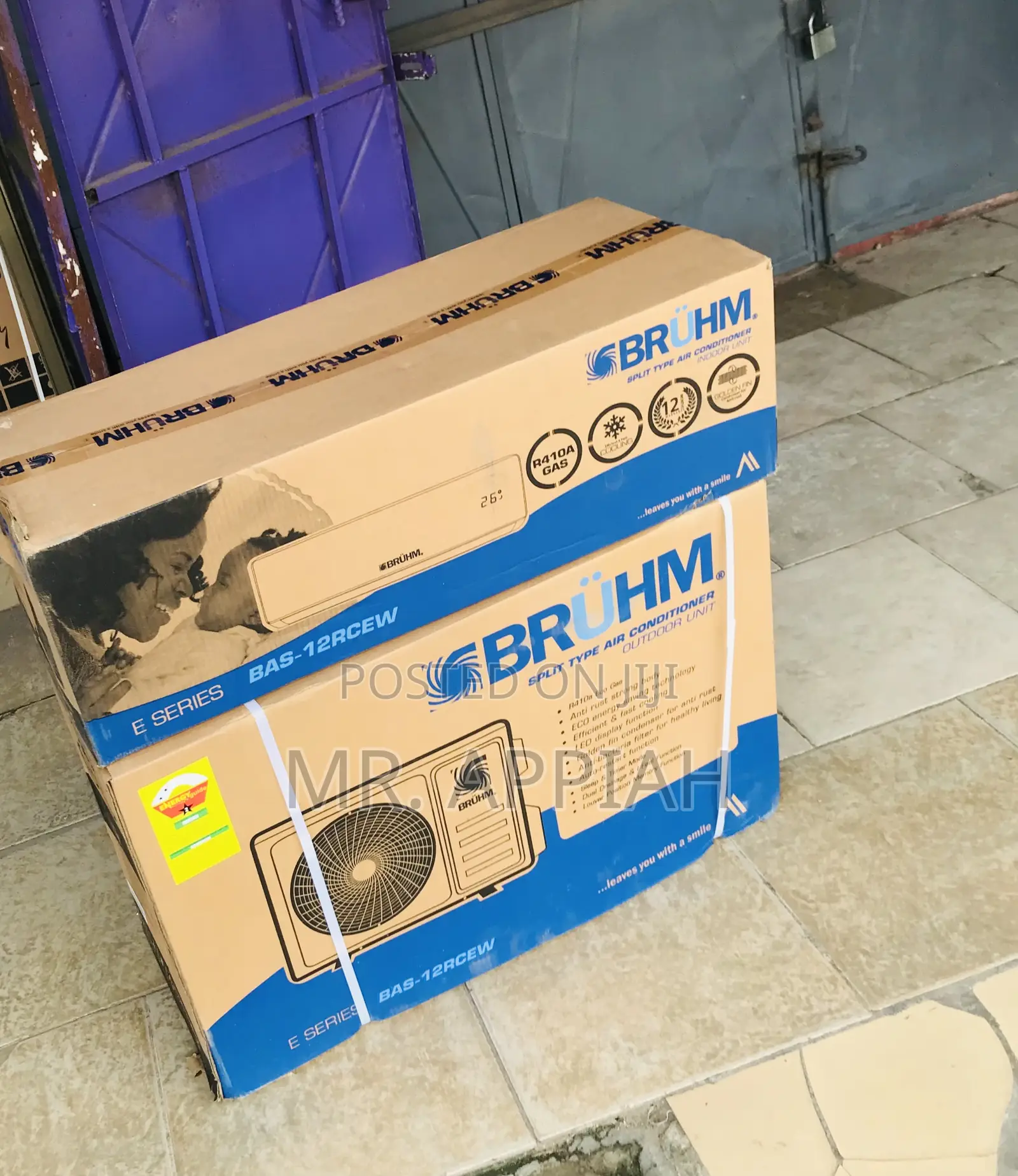 Quality Bruhm 1.5hp Non Inverter Electric Air Conditioner.