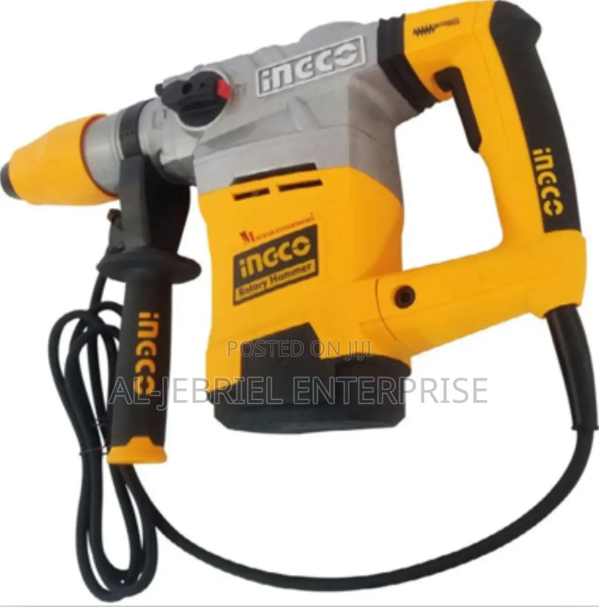 INGCO 1800W ROTARY HAMMER DRILL +3 Drills and 2 Chisels