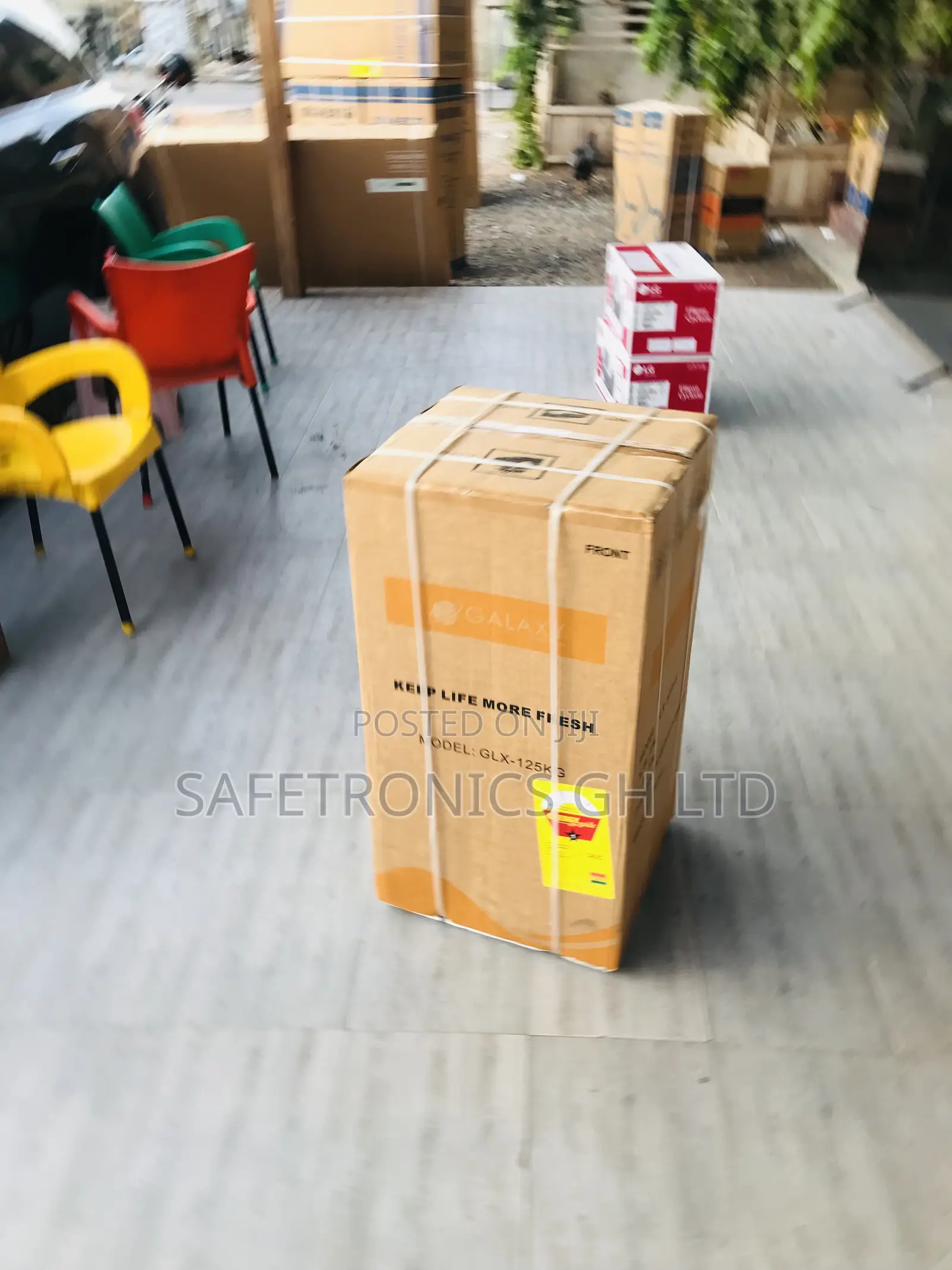 Galaxy Lockable 90 Liters Top Mount Gray 2 Doors Fridge