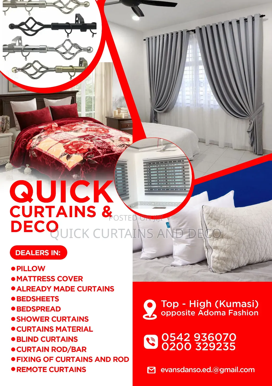 Quick Curtains and Deco