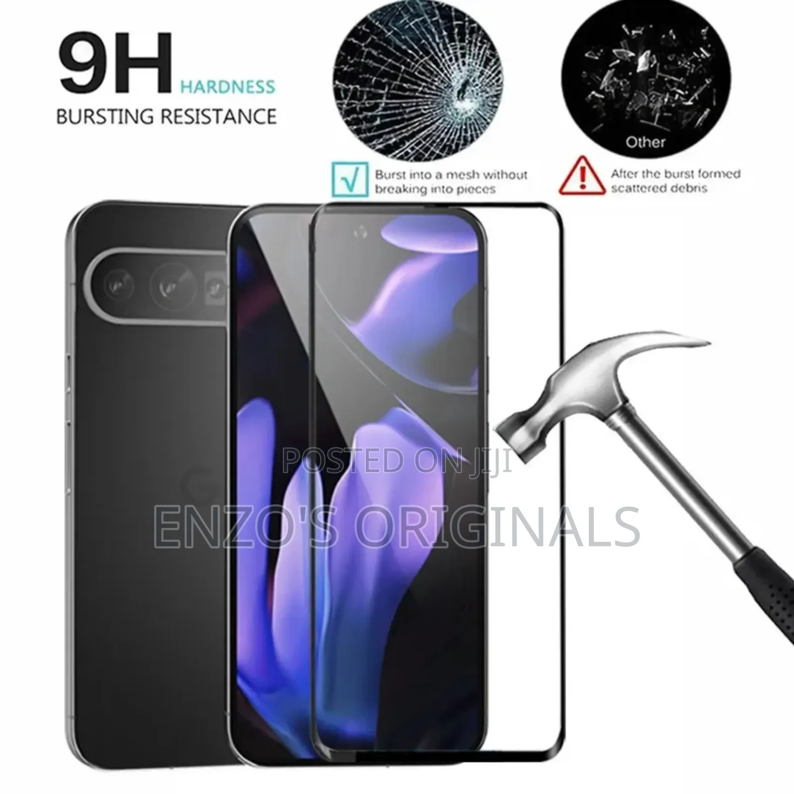 Google Pixel 7A 8A Glass Protector 9H High Density.