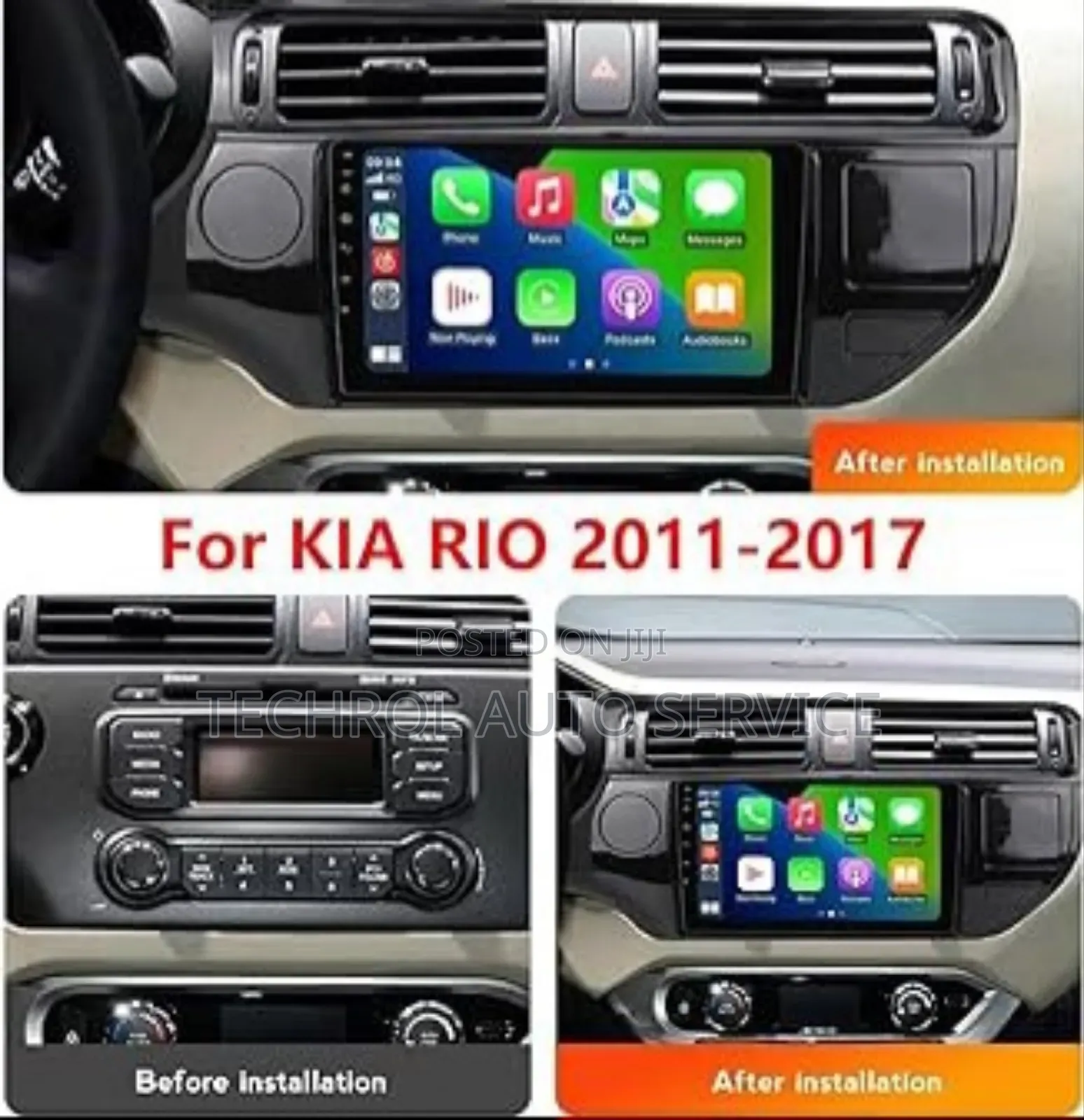 Kia Rio 2012-2017 Andriod Carplay Radio