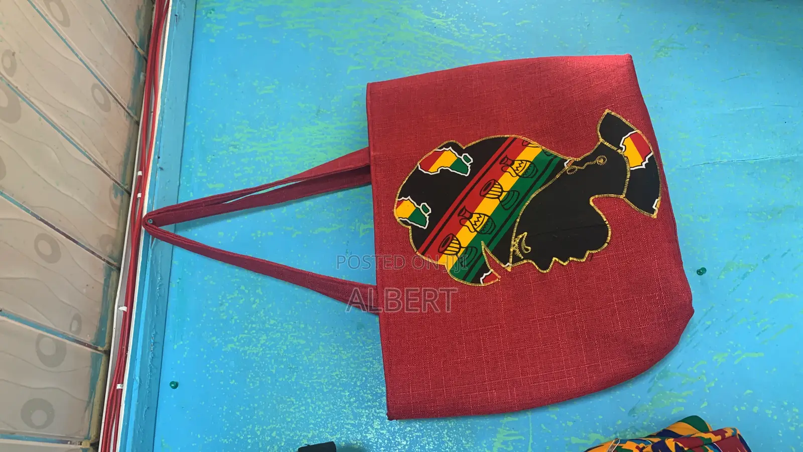 African Print Tote Bags