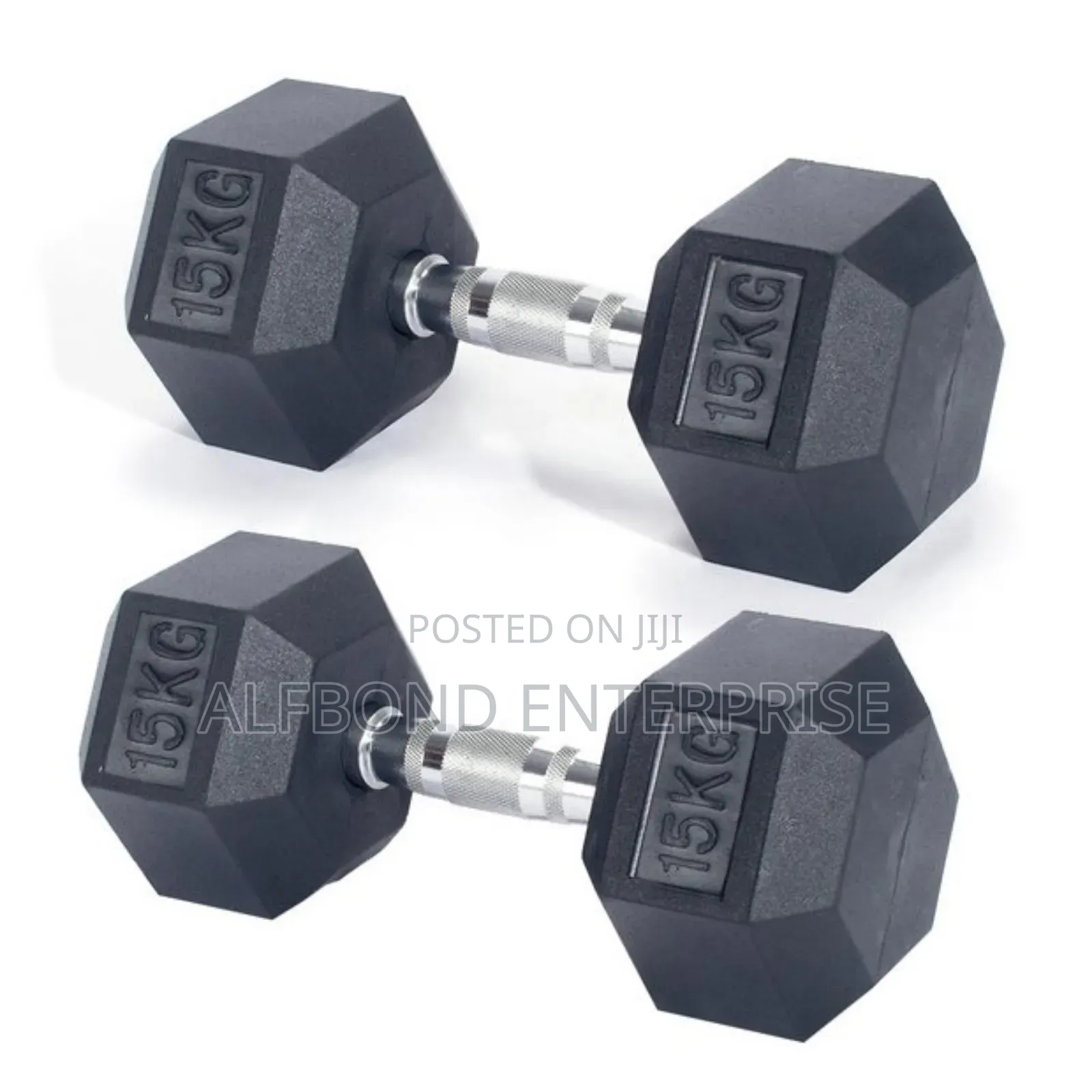 15kg X 2 Hex Dumbbells