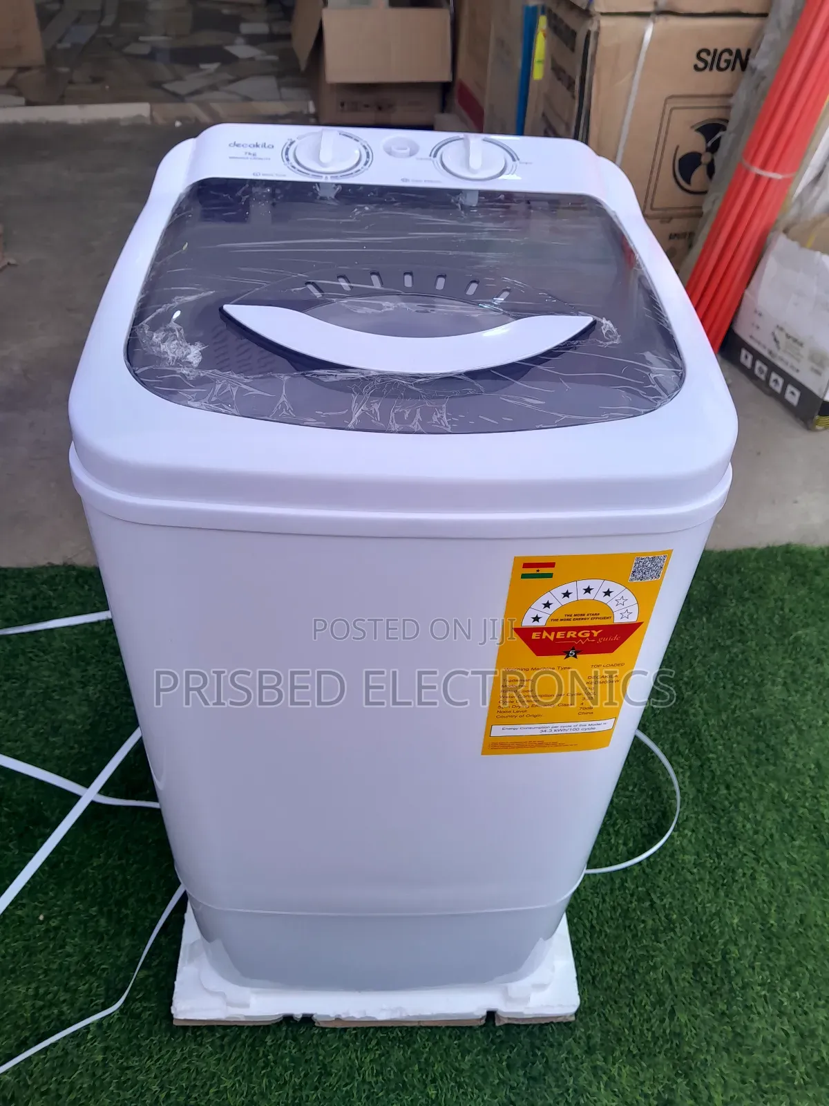 Decakila Durable Washing Machine 7kg Top Load