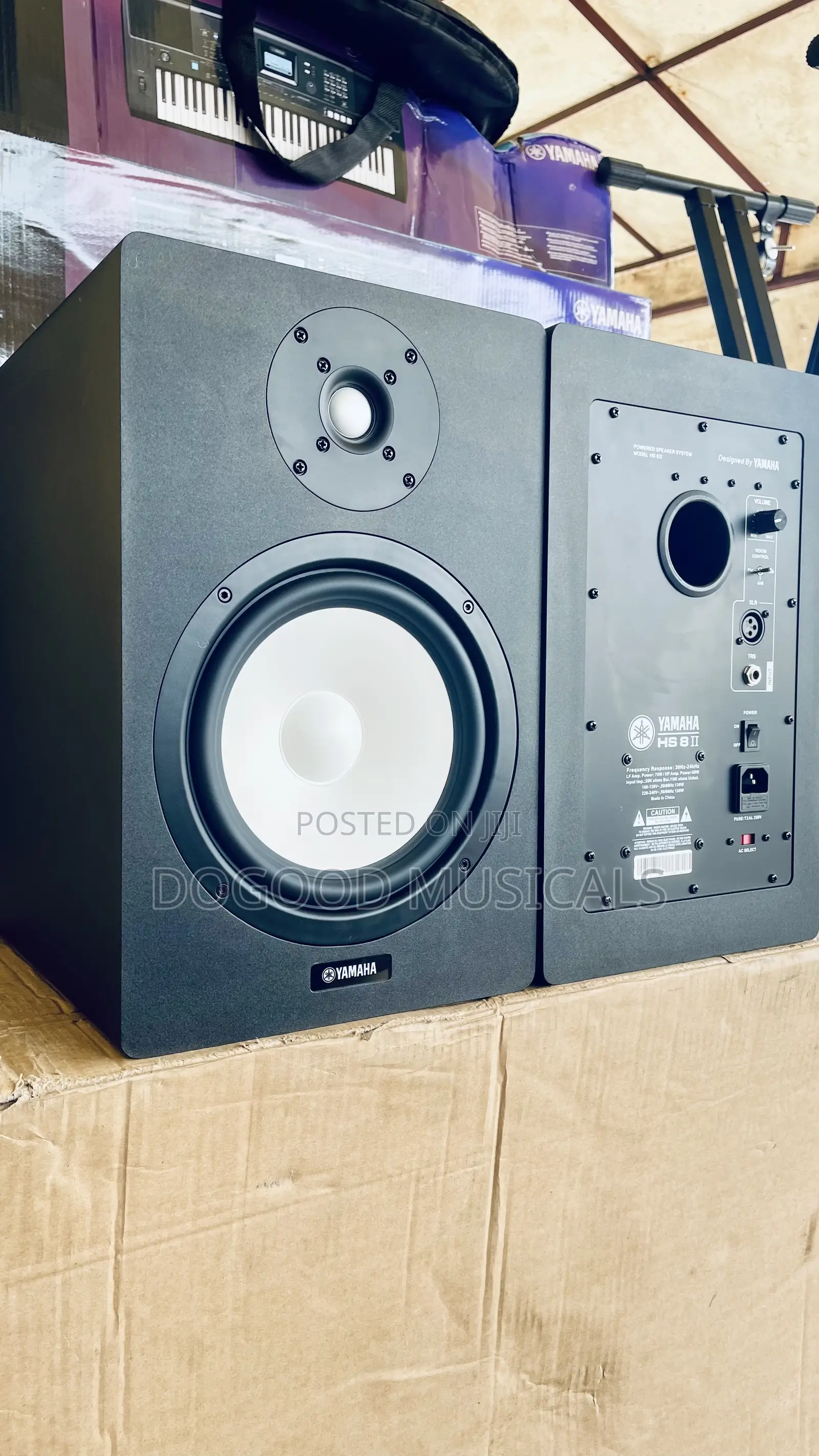 Yamaha Hs8-Ii 8” Nearfield Studio Monitors