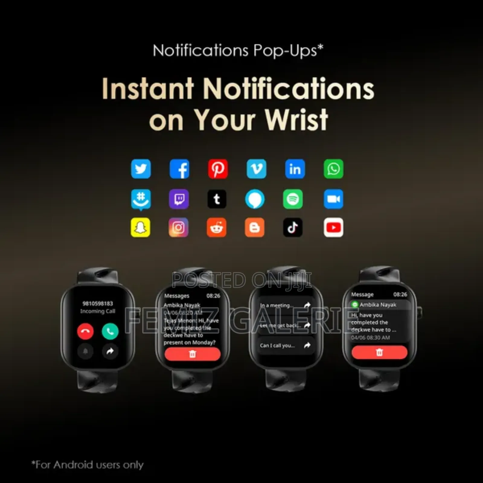 Oraimo Watch Pro Am 1.85′′ Amoled Ip68 Smart Watch
