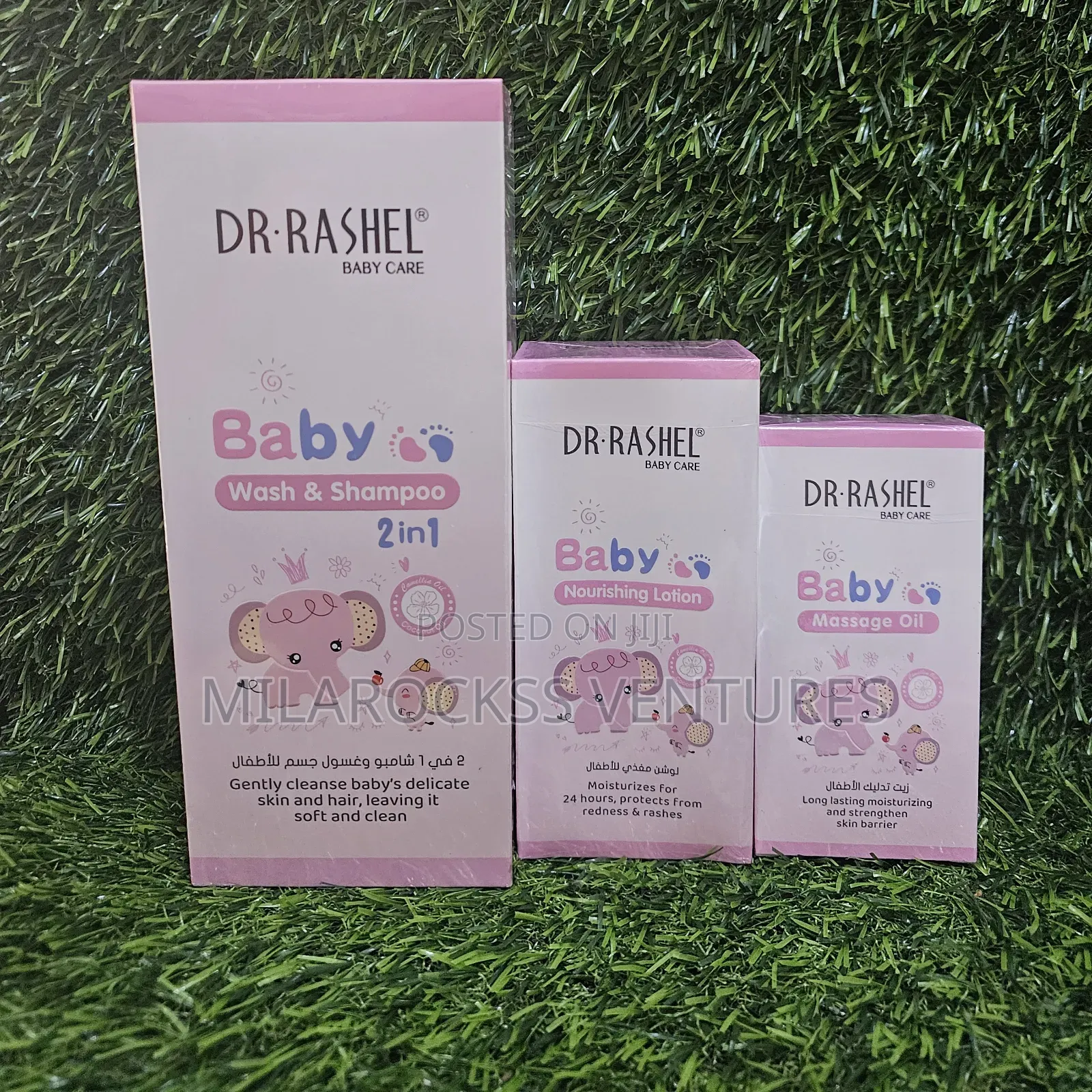 Dr.Rashel Baby Care Set. ( Lotion,Wash Shampoo Massage Oil.)