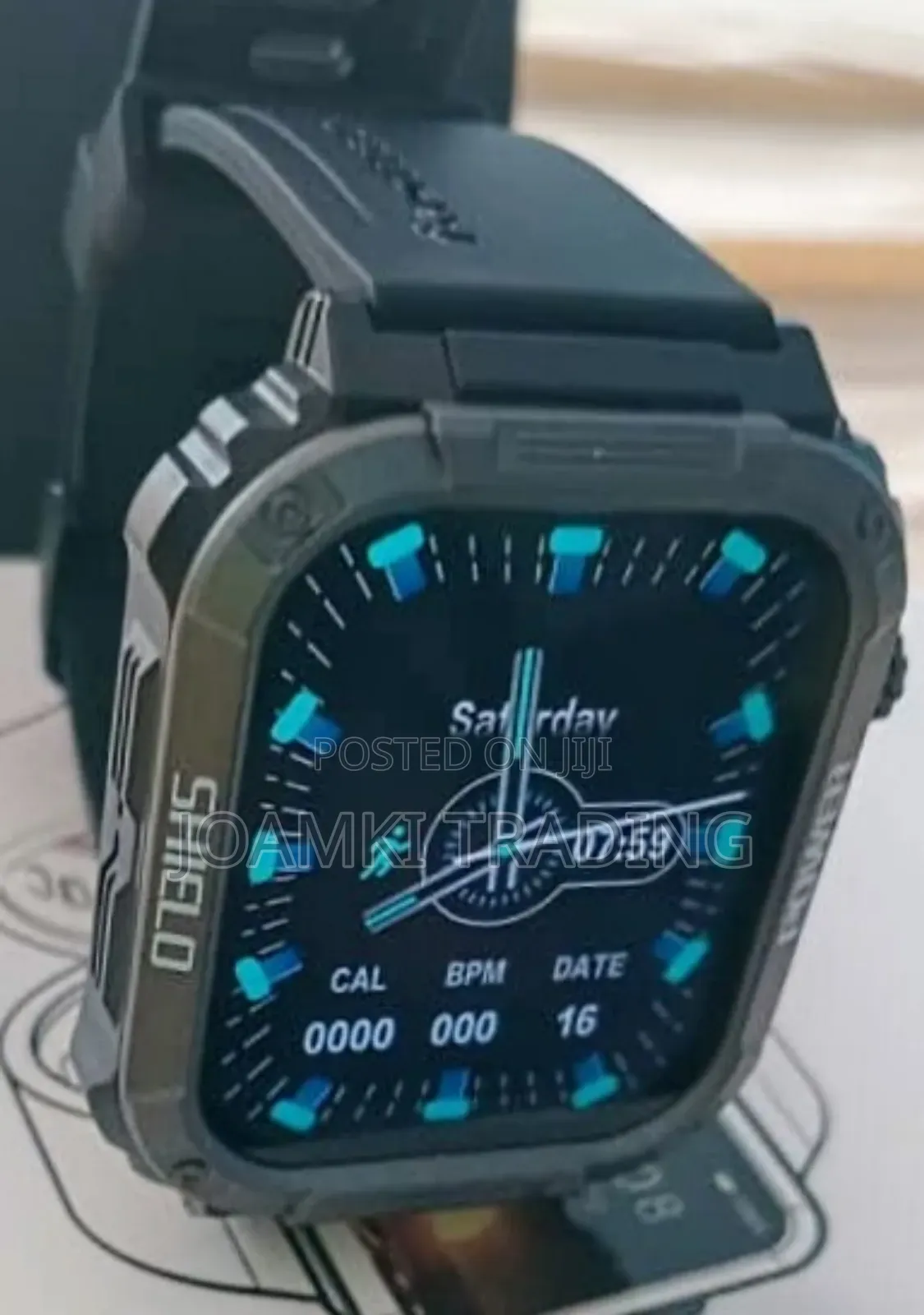 Rugged Smart Watch, Bt Call, Health Care, Ip68, Ios/Android