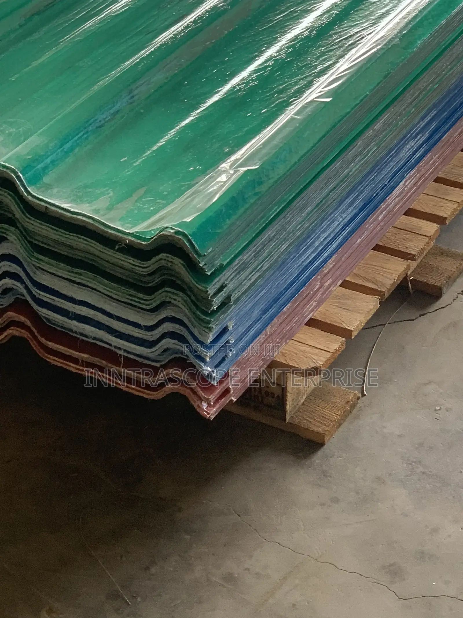 Transparent Fibre Roofing Sheet