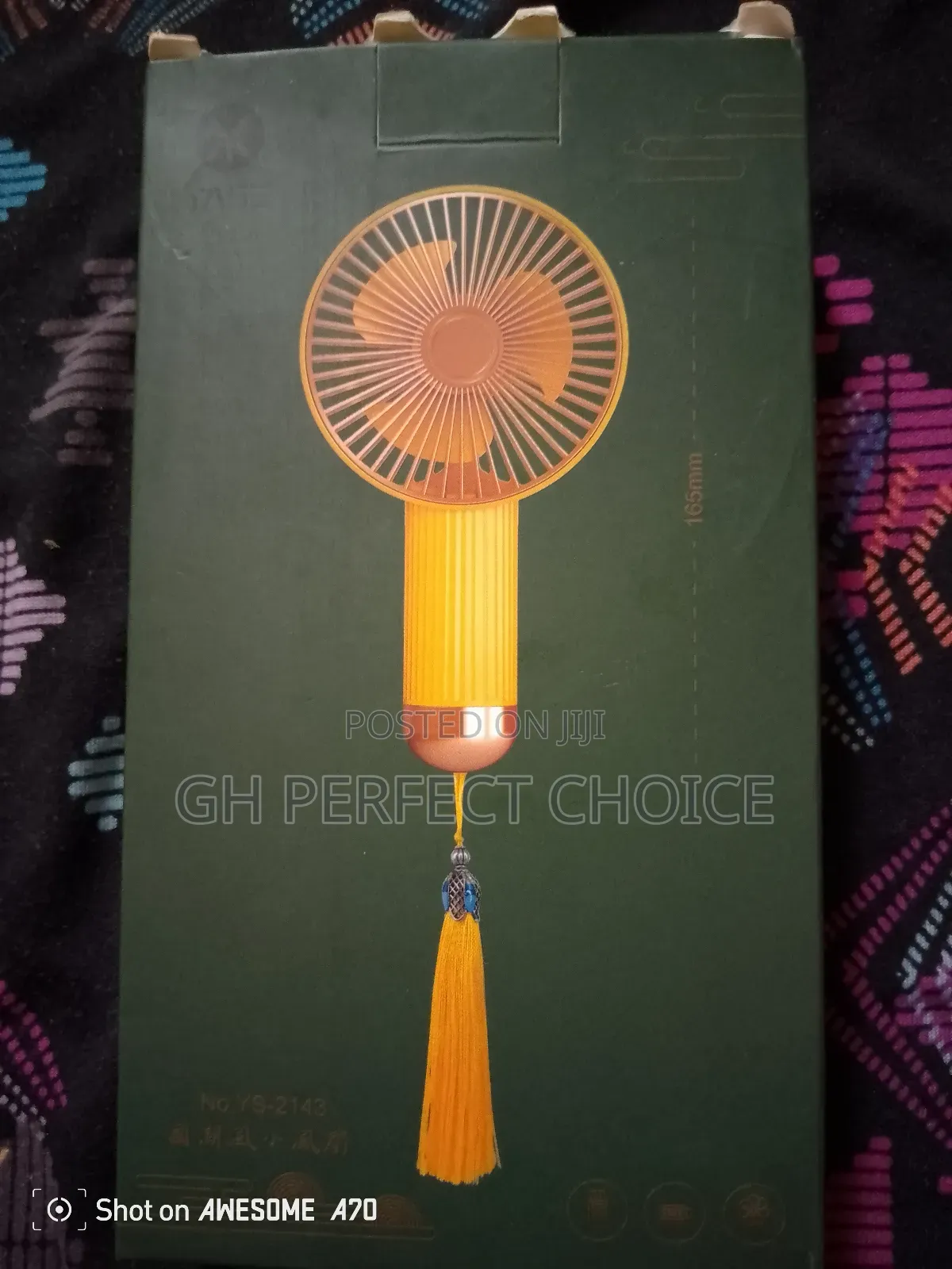 Elegant Cooling Companion Travel Fan