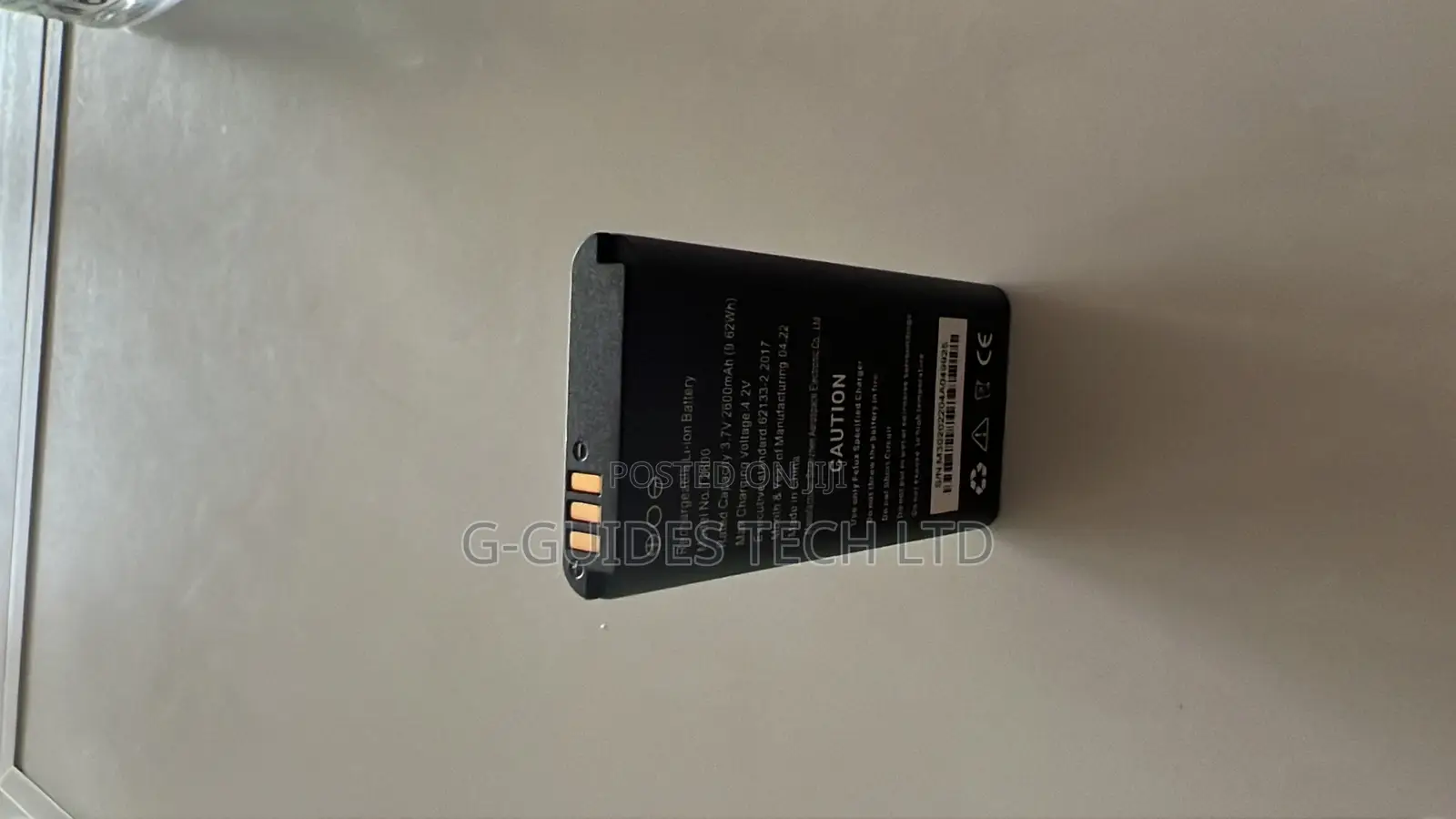 3.7V 2600mah Li-Ion Rechargeable Battery