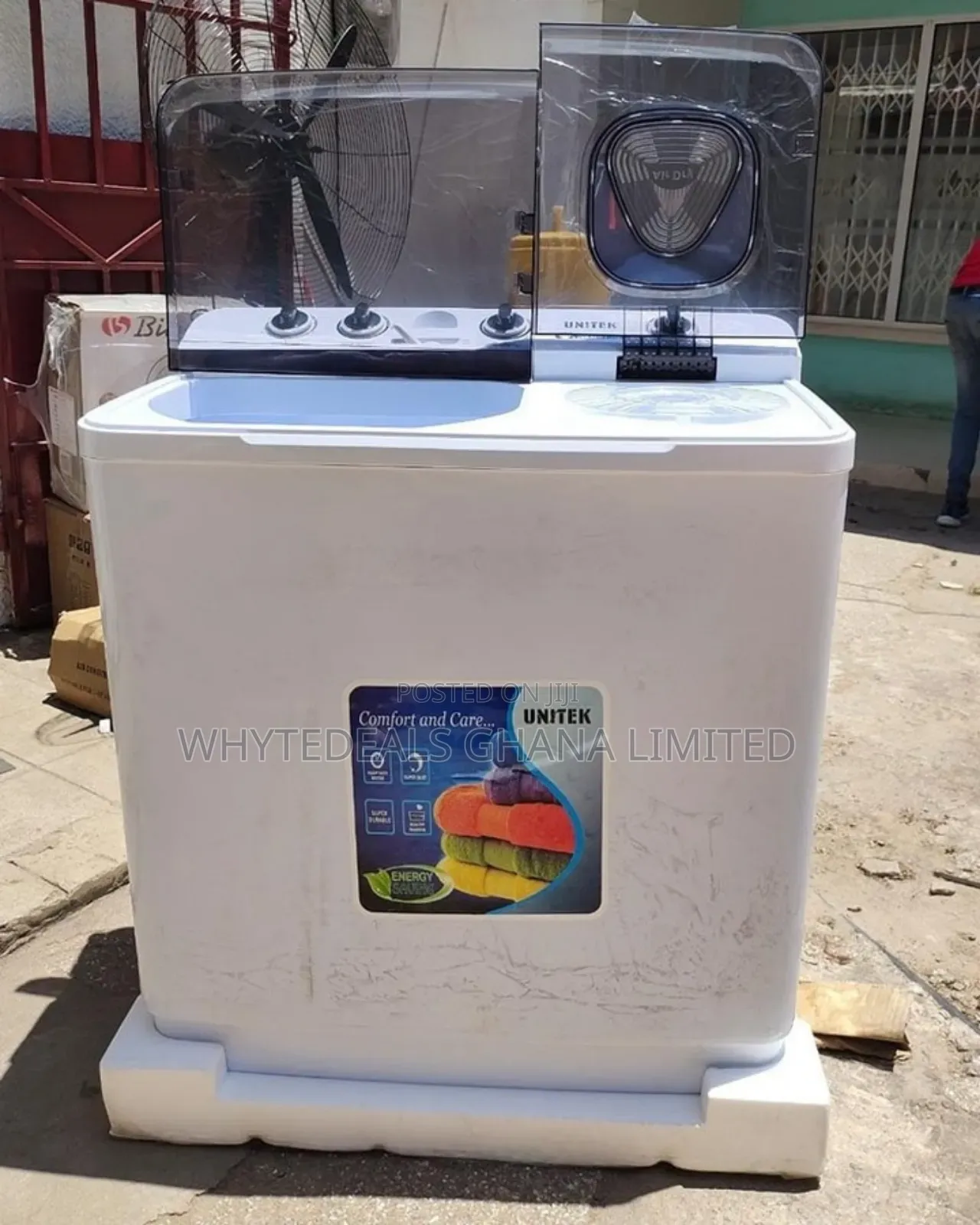 Unitek 12kg Top Load Washing Machine| Twin-Tub| Semi Auto