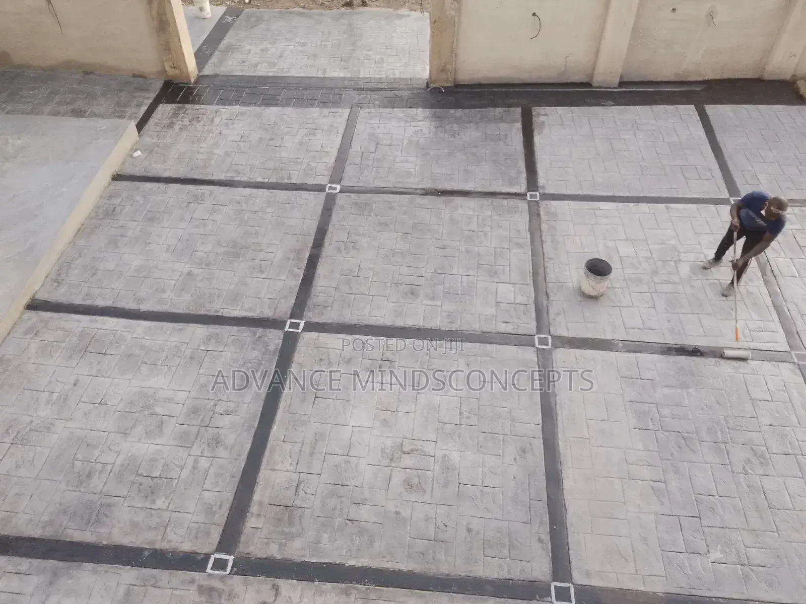 Concrete Decorative Stamp Imprint