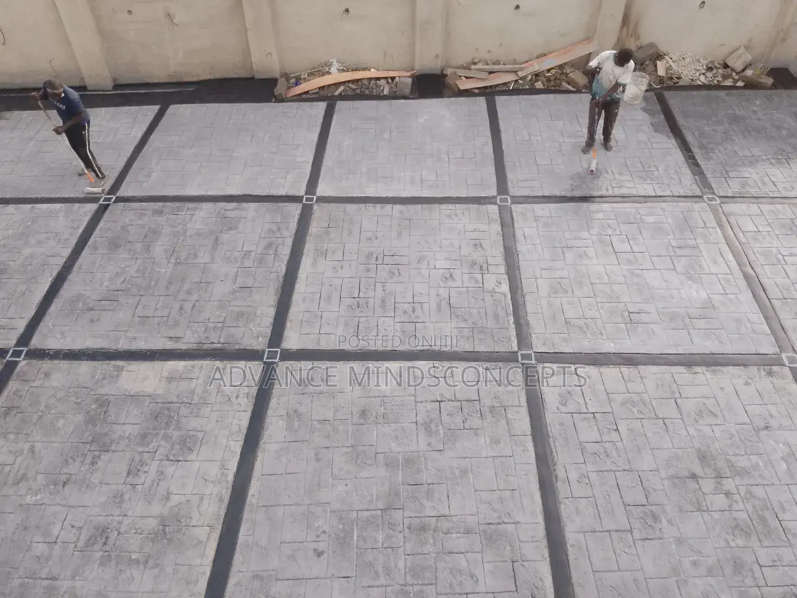 Concrete Decorative Stamp Imprint