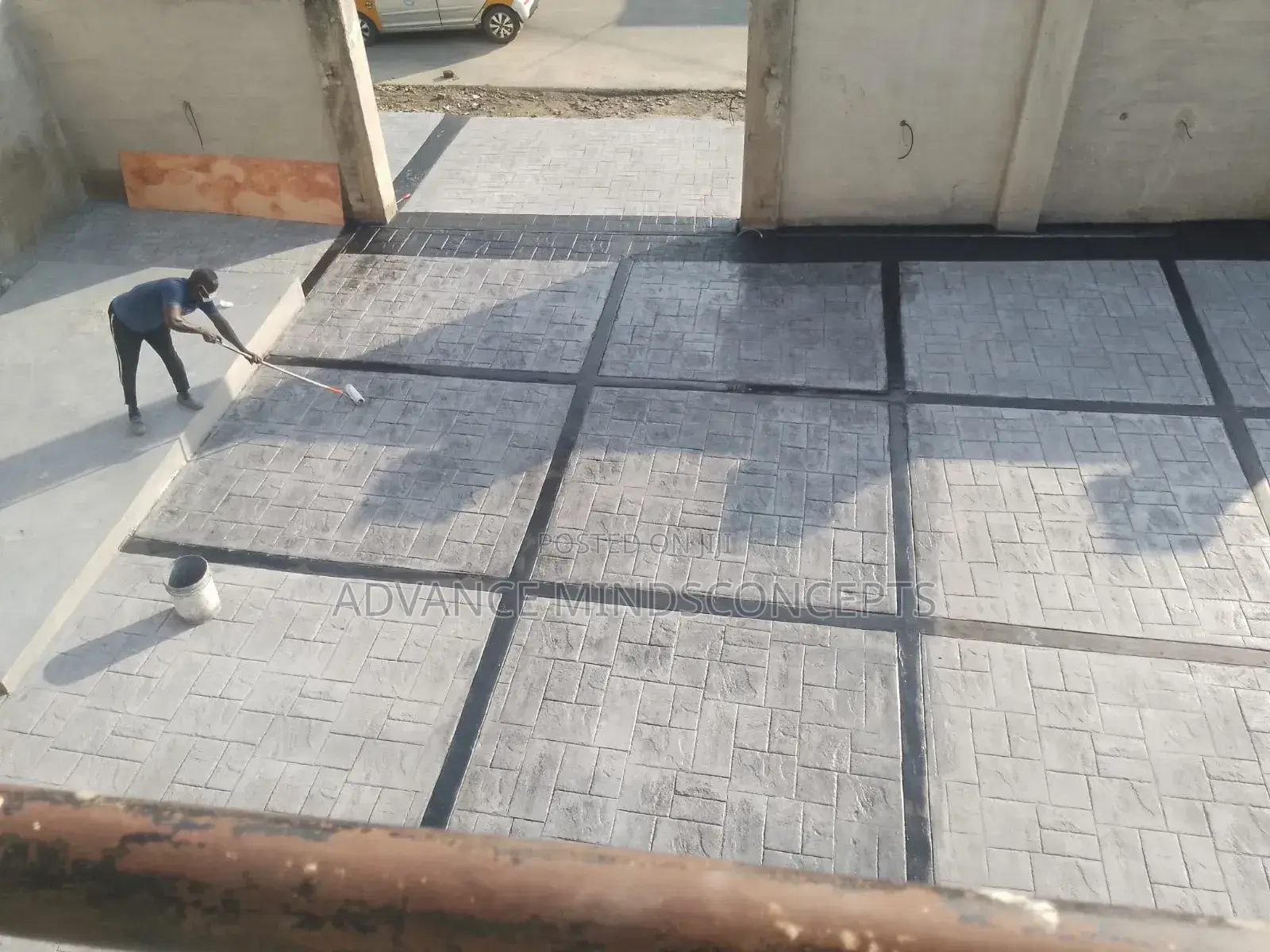 Concrete Decorative Stamp Imprint