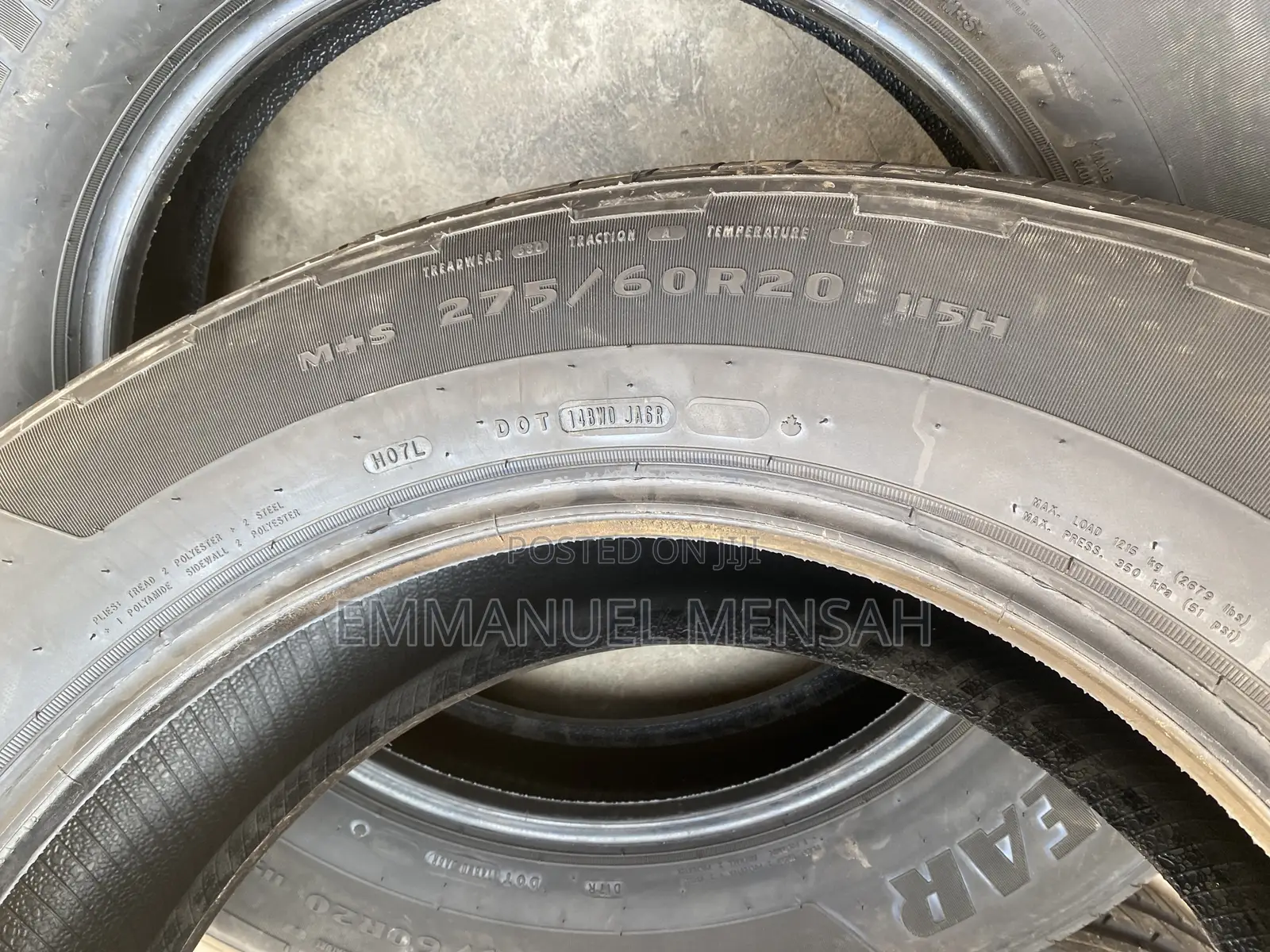 275/60r20 Goodyear Wrangler Territory HT Tires