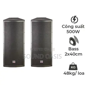 Studiomaster TRX215A 2x 15" 2 Way Pro Active Speaker - 500w