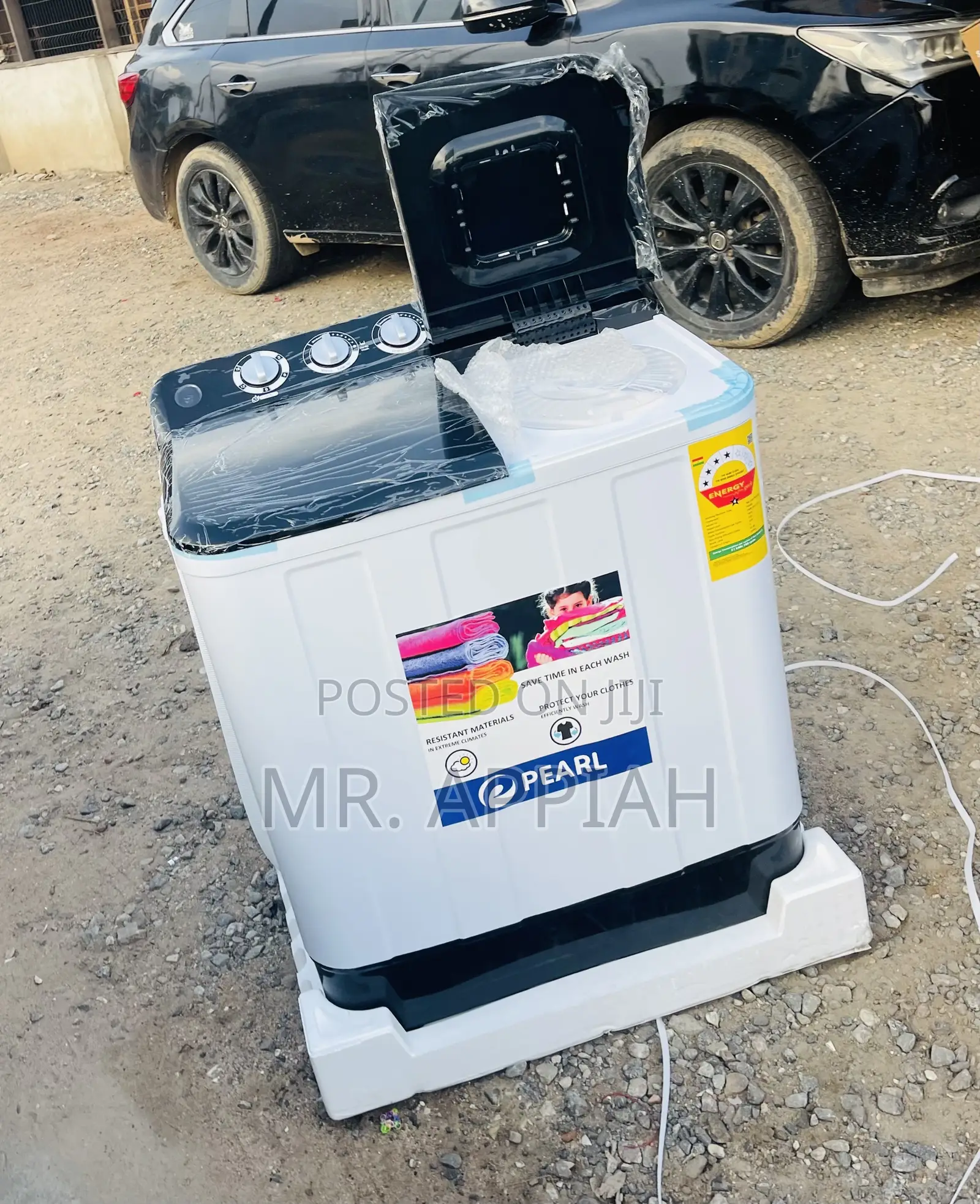 Unique Pearl Top Load Washing Machine With Spin/Dry.
