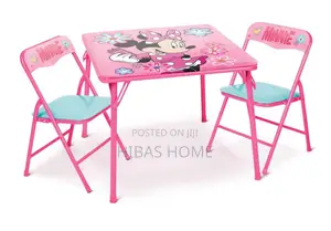 Nickelodeon Minnie Mouse Kids Table 2 Chairs (3-7yrs)