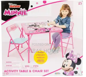 Nickelodeon Minnie Mouse Kids Table 2 Chairs (3-7yrs)