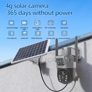 4m Dual Lense 4g Simcard Solar Camera