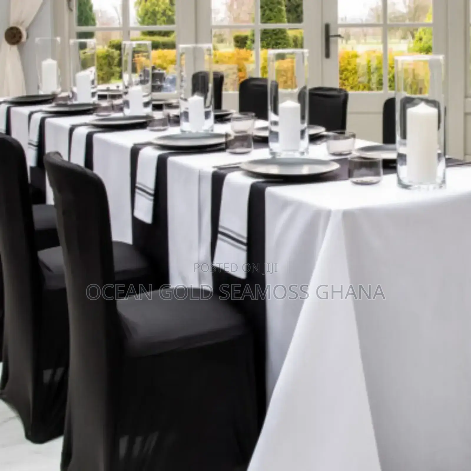 Spandex Banquet Chair Cover - Black