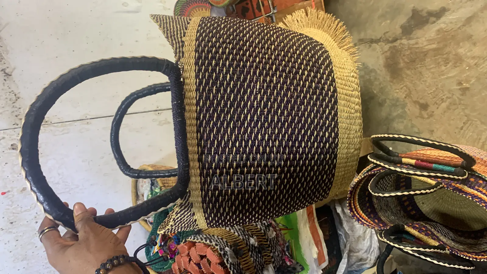 Handwoven Straw Bags and Baskets