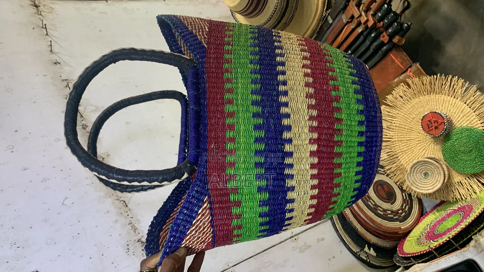 Handwoven Straw Bags and Baskets