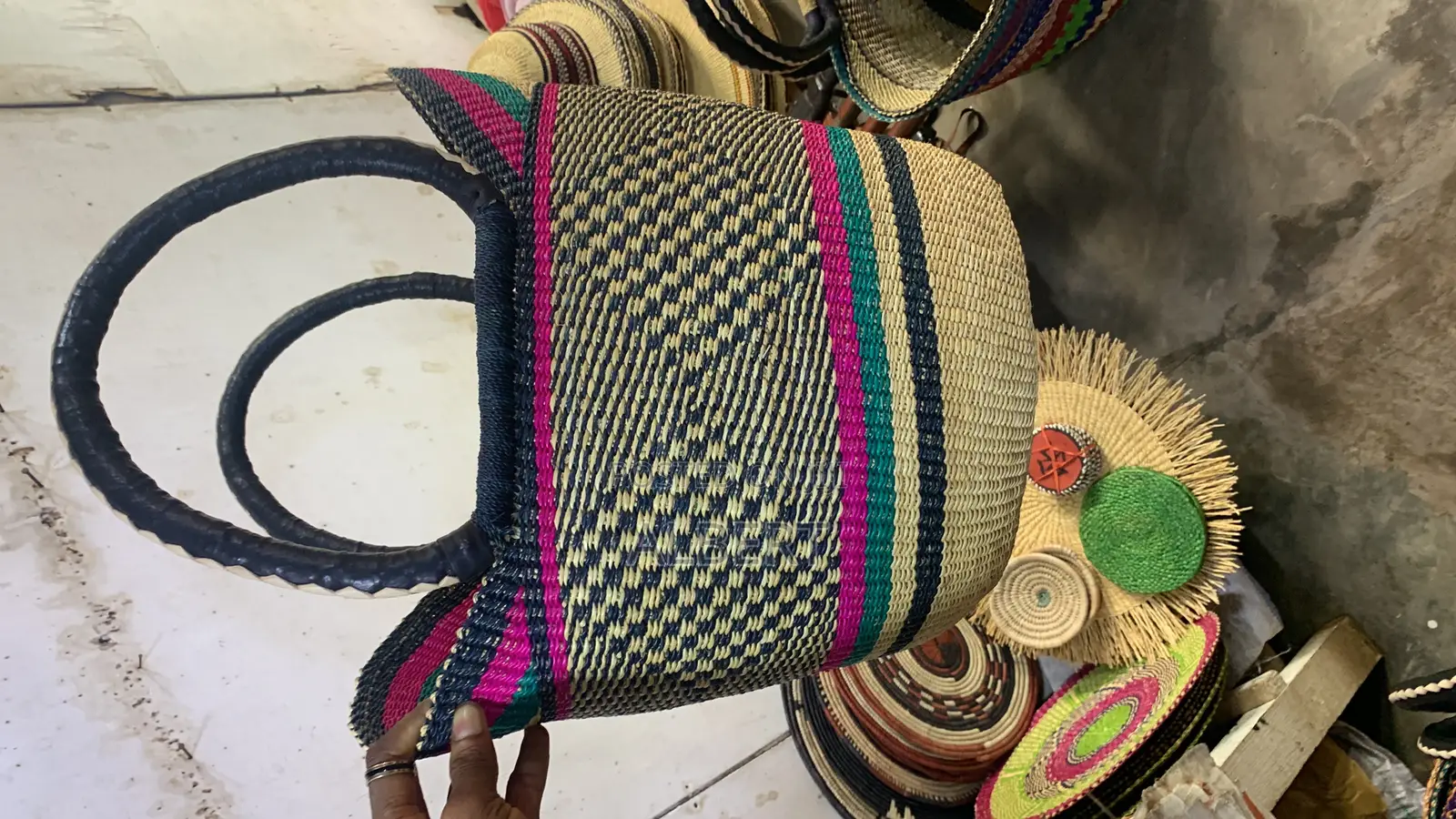 Handwoven Straw Bags and Baskets