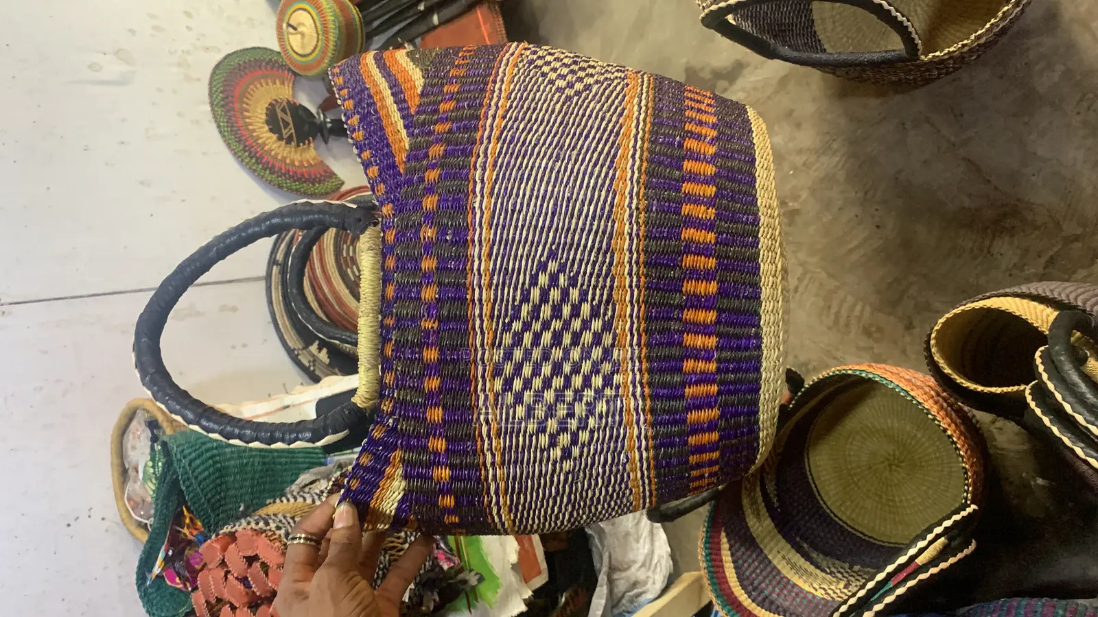 Handwoven Straw Bags and Baskets