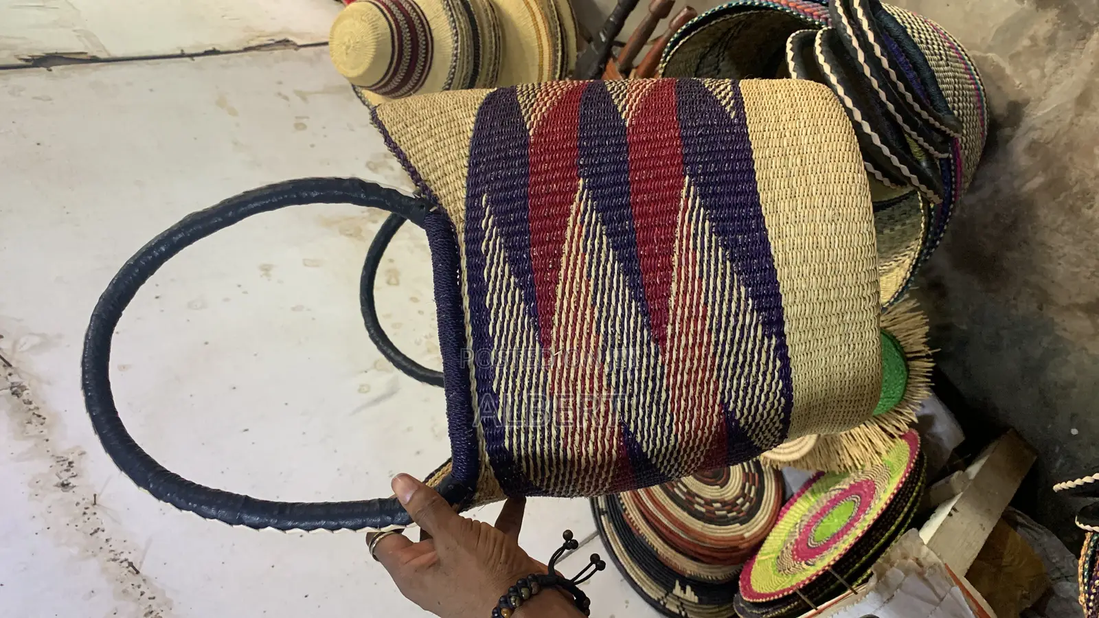 Handwoven Straw Bags and Baskets