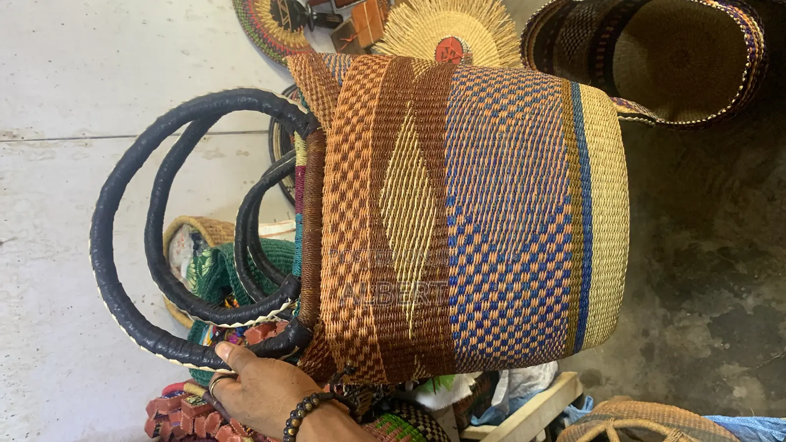 Handwoven Straw Bags and Baskets