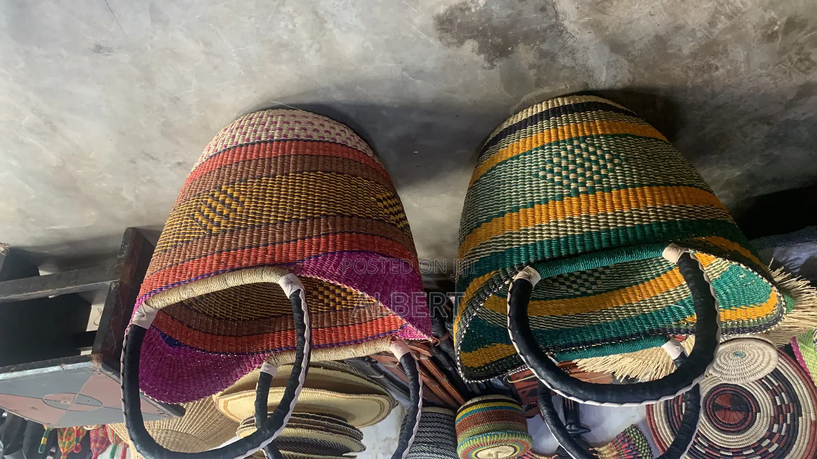 Handwoven Straw Bags and Baskets
