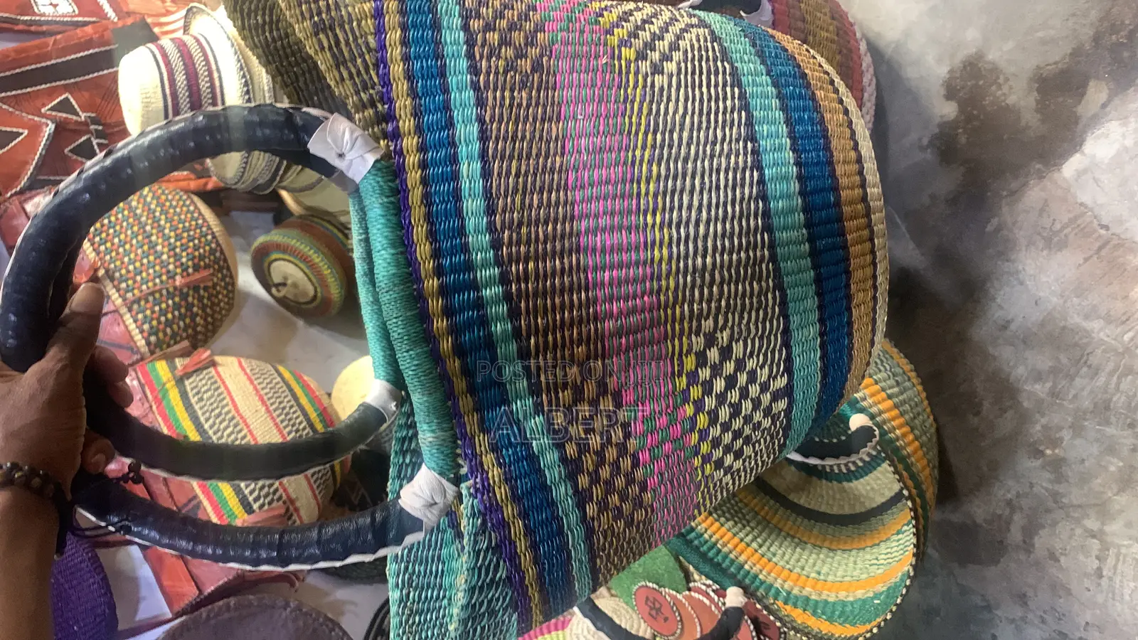 Handwoven Straw Bags and Baskets