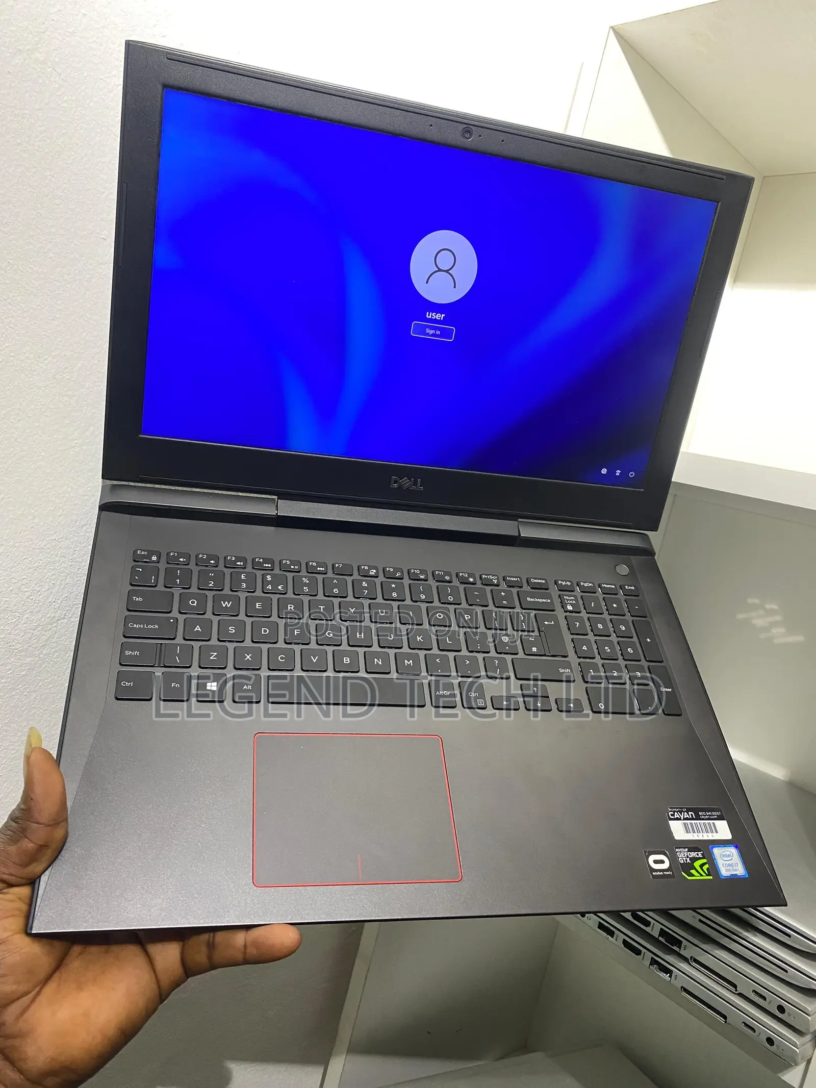 Laptop Dell G5 16GB Intel Core i7 SSD 512GB