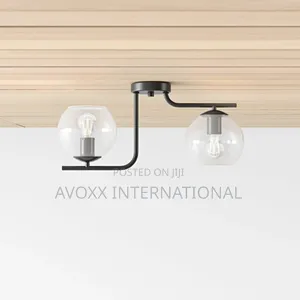 Allmorden Beecher Glass Semi Flush Mount