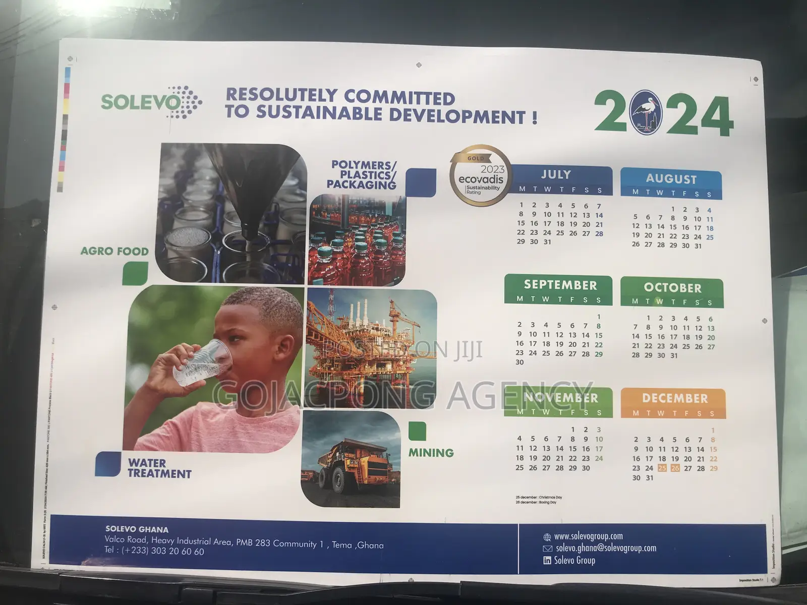 Calendar for Institutions
