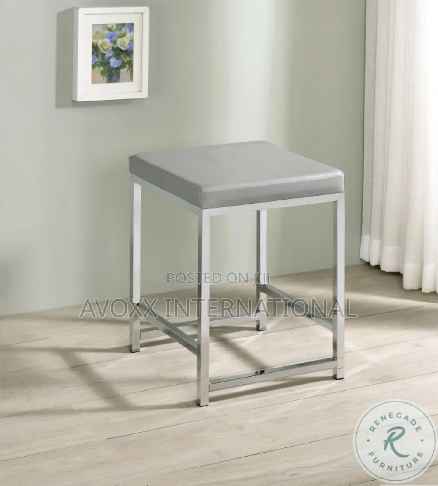 Coaster Bedroom Upholstered Padded Vanity Stool 935933