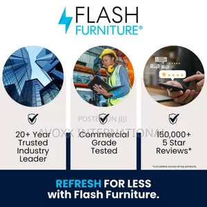 Flash Furniture 2 Pack Black ''X'' Swivel Metal Barstool