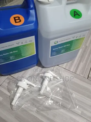 1:1 Epoxy Resin Hardner With Dispensing Nozzles 5kg Each