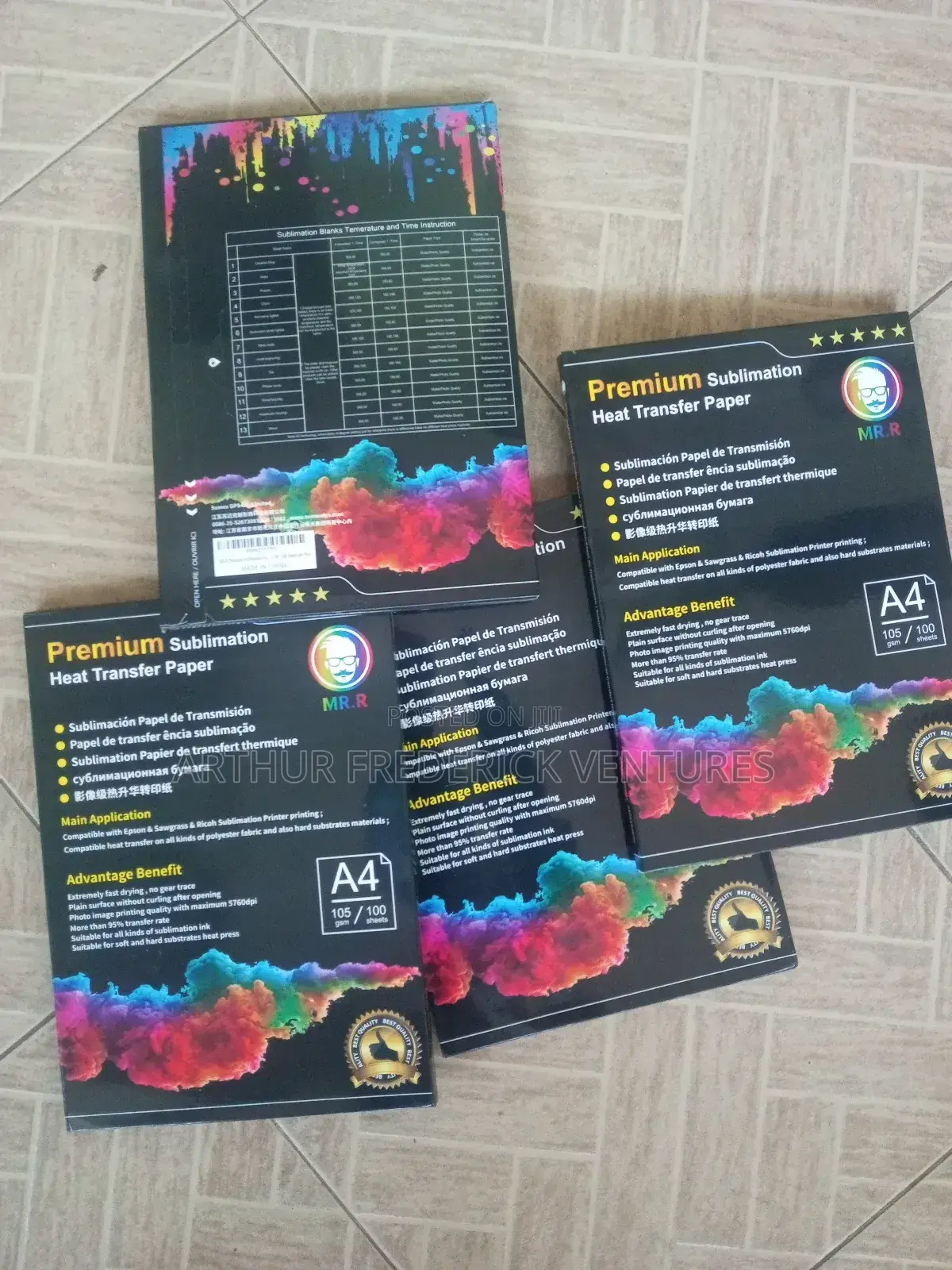 Heat Transfer Sublimation Paper