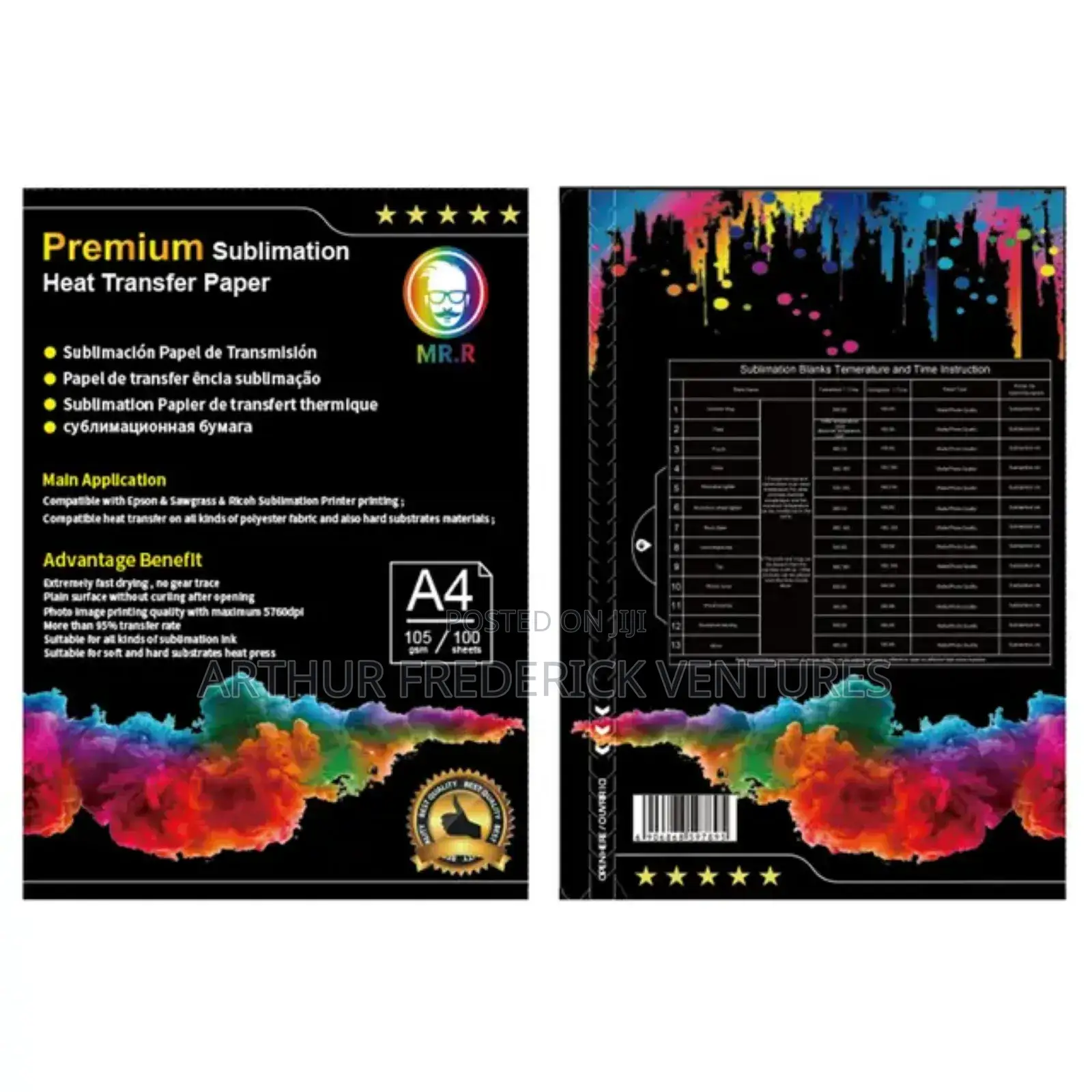 Heat Transfer Sublimation Paper
