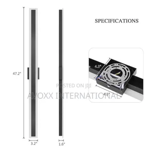 Eljan New Upgrade Iron Outdoor LED Wall Light W/ Back Plate